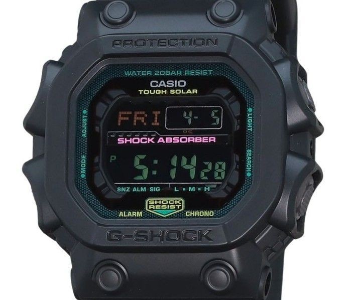 Casio G-Shock Digital Sports Tough Black Dial Solar 200M GX-56MF-1 Men’s Watch