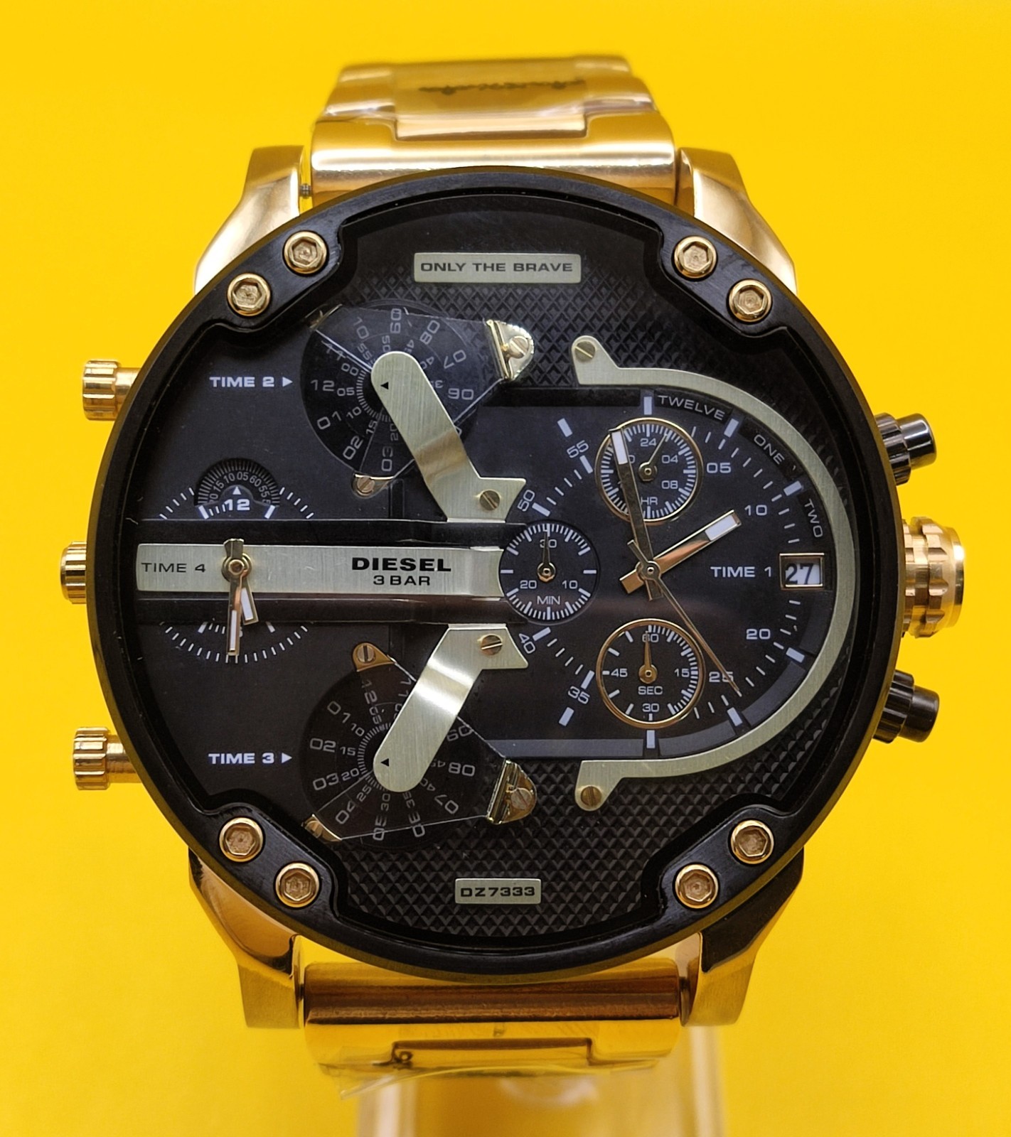 #Refurbished Diesel Mr. Daddy 2.0 DZ7333 Multi Time Analog Men’s Wrist Watch