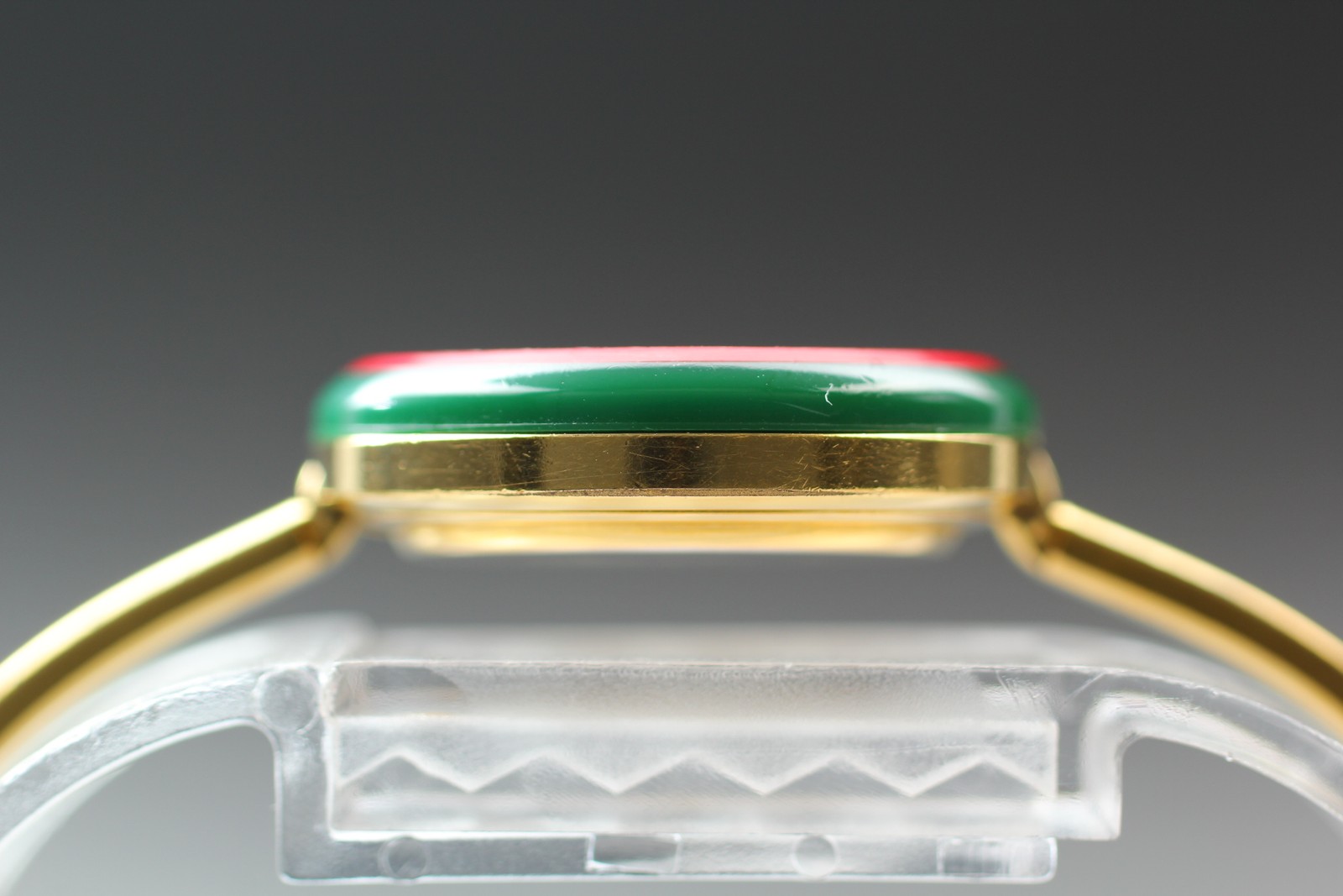 GUCCI Change Bezel 1100-L Gold 11 Colors Quartz Watch ( About 16.1-16.6cm band )