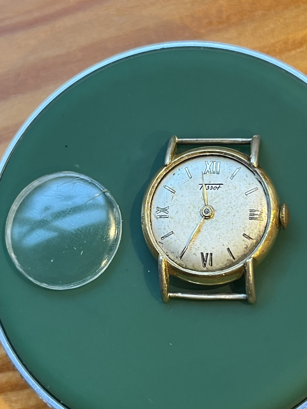 Antique Fixed Lug Tissot 22mm Ladies Watch Ref. 5245-1 With A Cal. 13.6 Movement