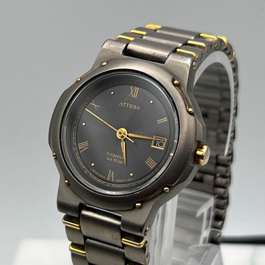 Citizen Attesa Gray Dial Titanium Watch Japan