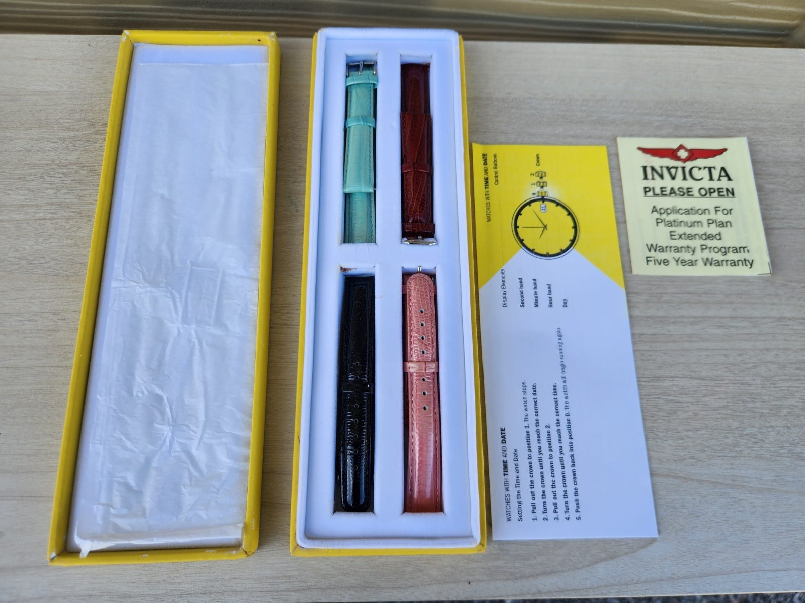 4 Invicta Women’s Wildflower Style Replacement Bands