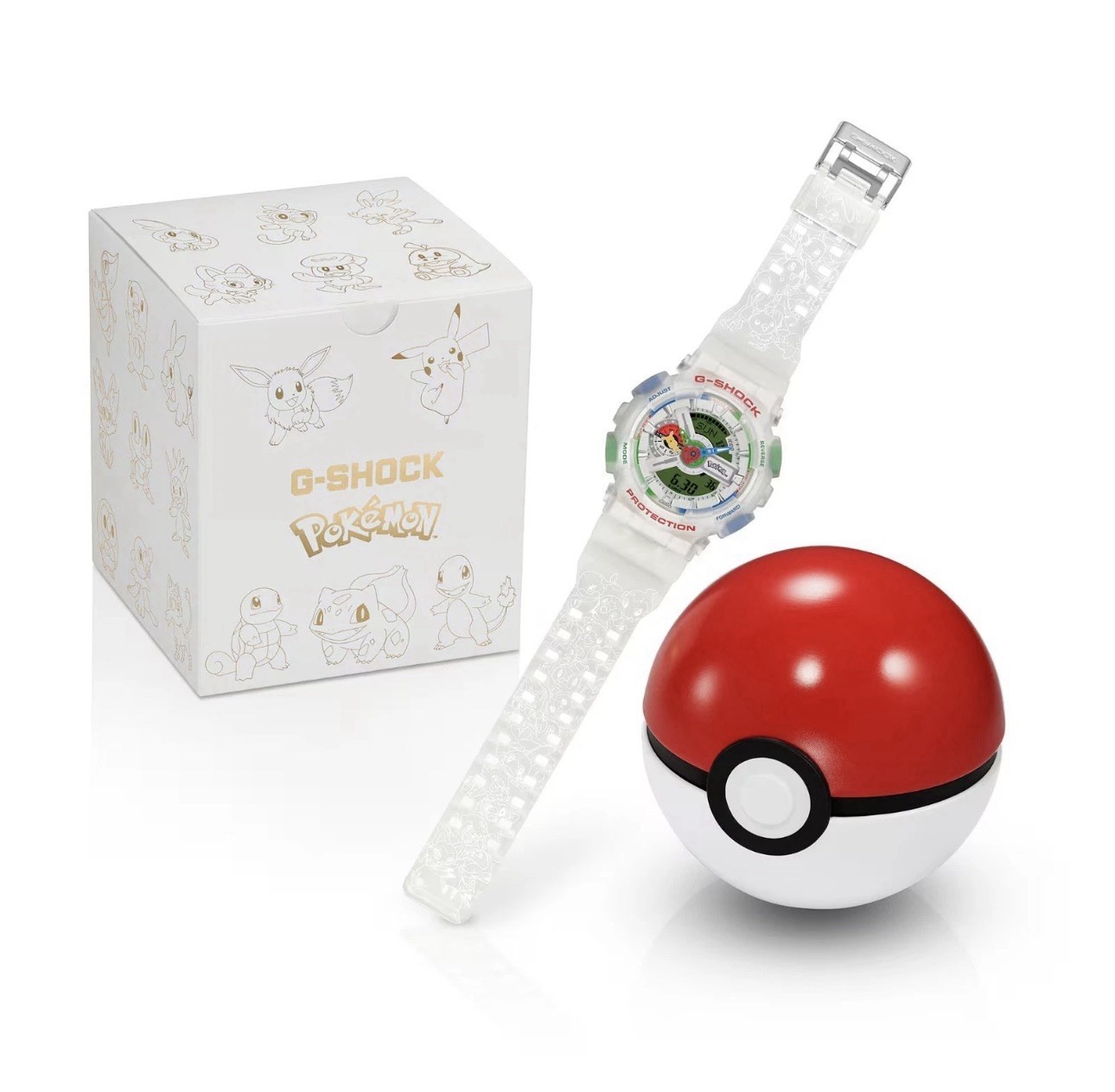 CASIO Pokémon x G-SHOCK GA-110PKM-7A Pokémon Collaboration Model IN HAND