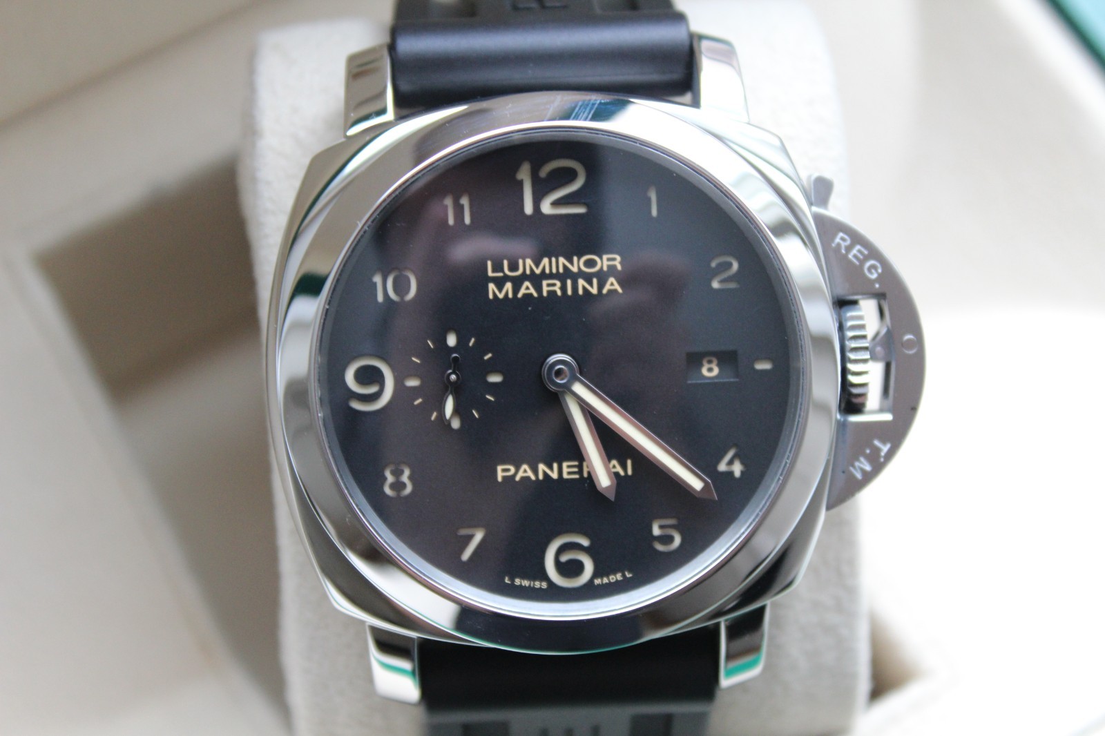Panerai PAM359 PAM00359 PAM 359 Luminor Marina 1950 3 Days Box Papers Dirty Dial