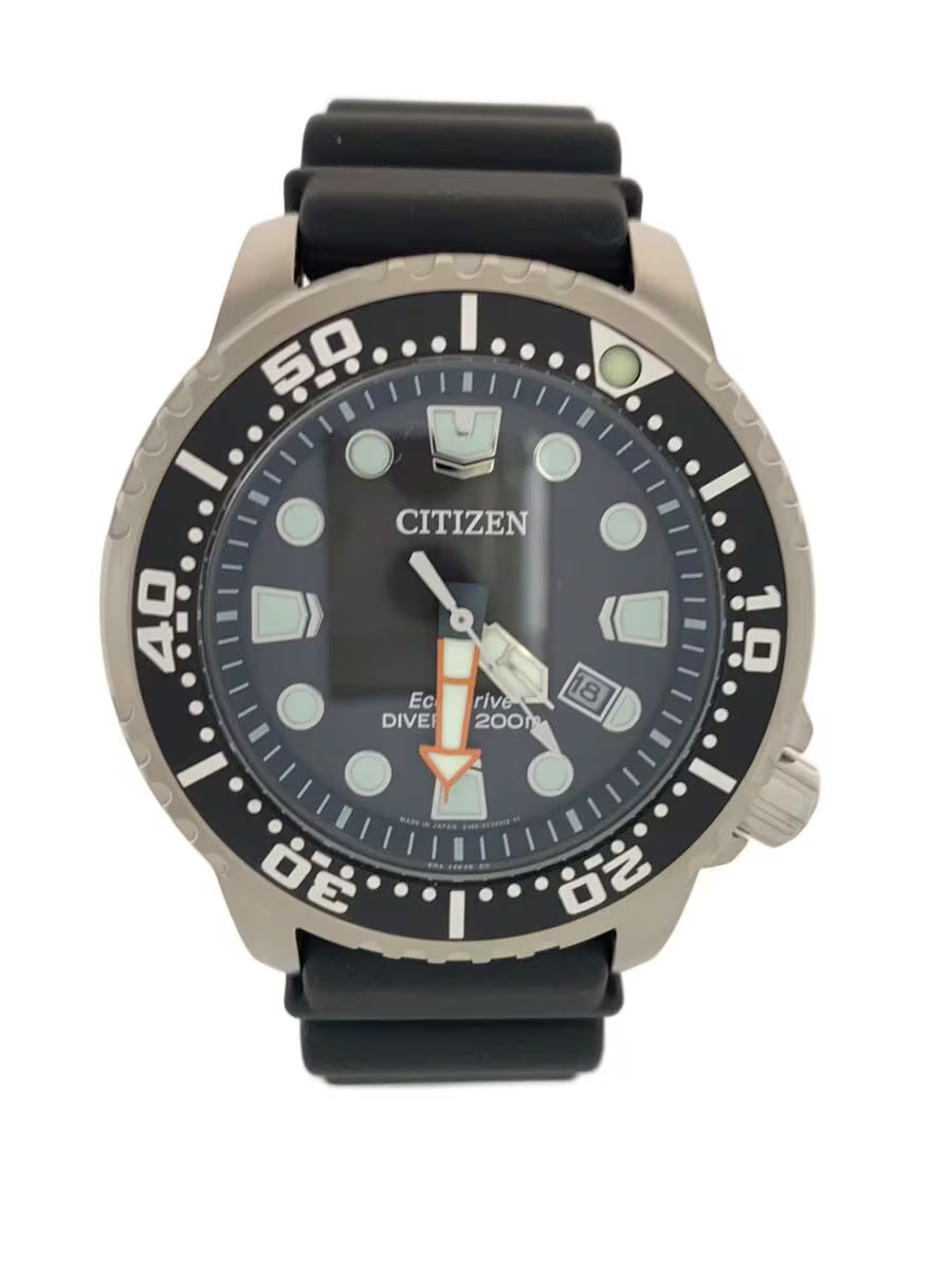 CITIZEN Quartz Watch Analog Rubber BLK BLK E168 S126126