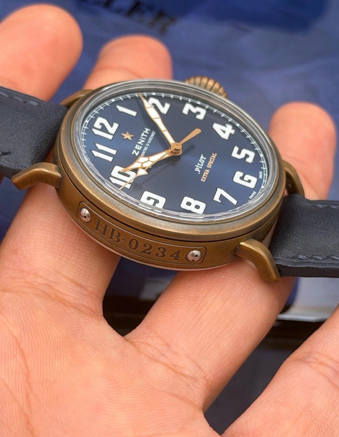 Zenith Pilot Type 20 Extra Special Bronze Blue Dial Ref. 29.1940.679/57.C808