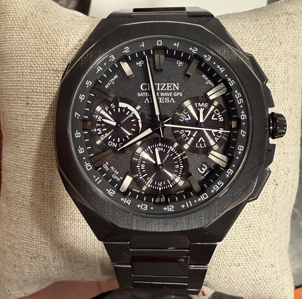 New In Box Citizen Attesa Super Titanium/Satellite Timekeeping (CC4105-69E)