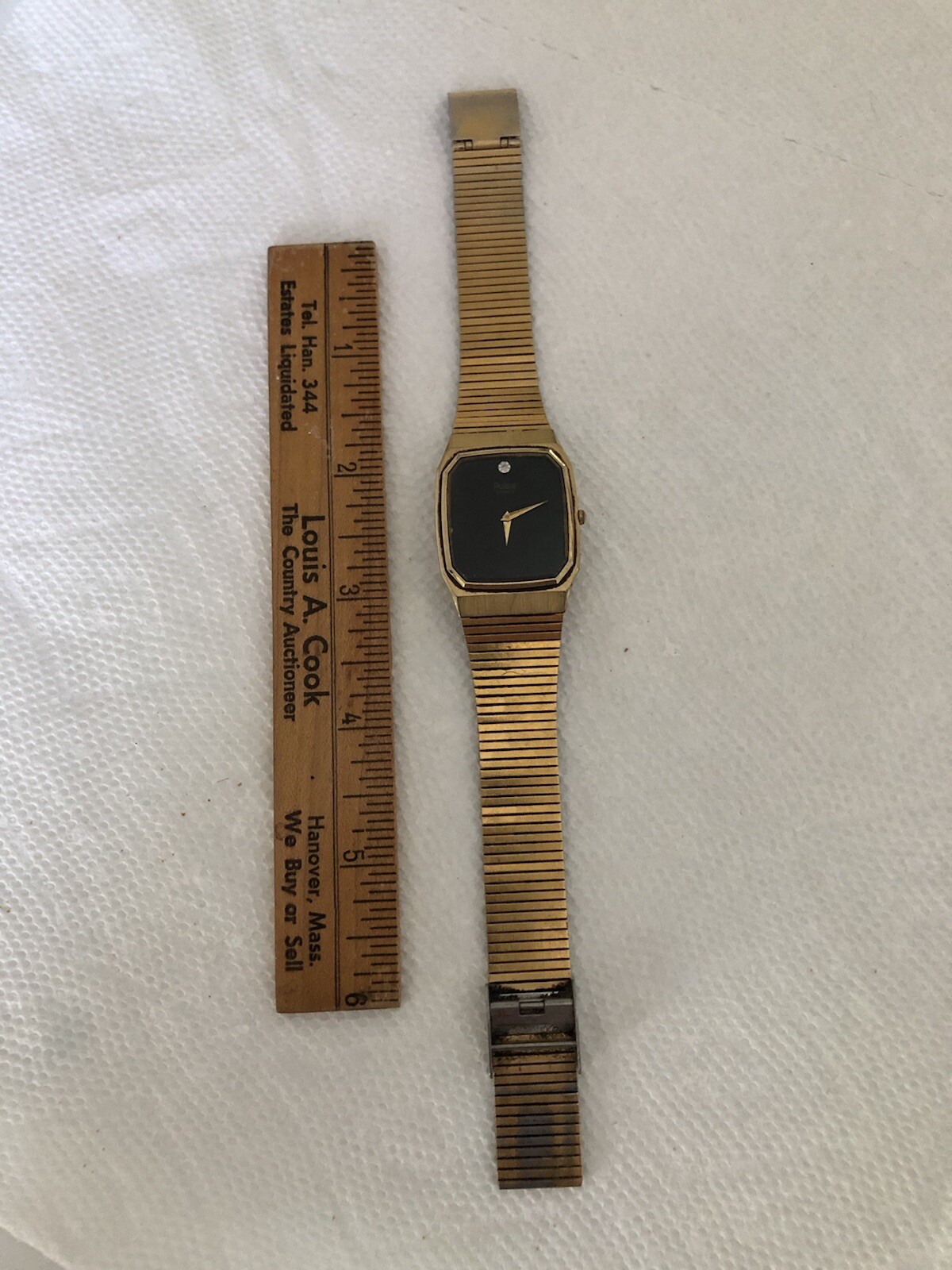 Vintage Men’s Pulsar Watch V320-5160 Seiko Luxury Formal Dress