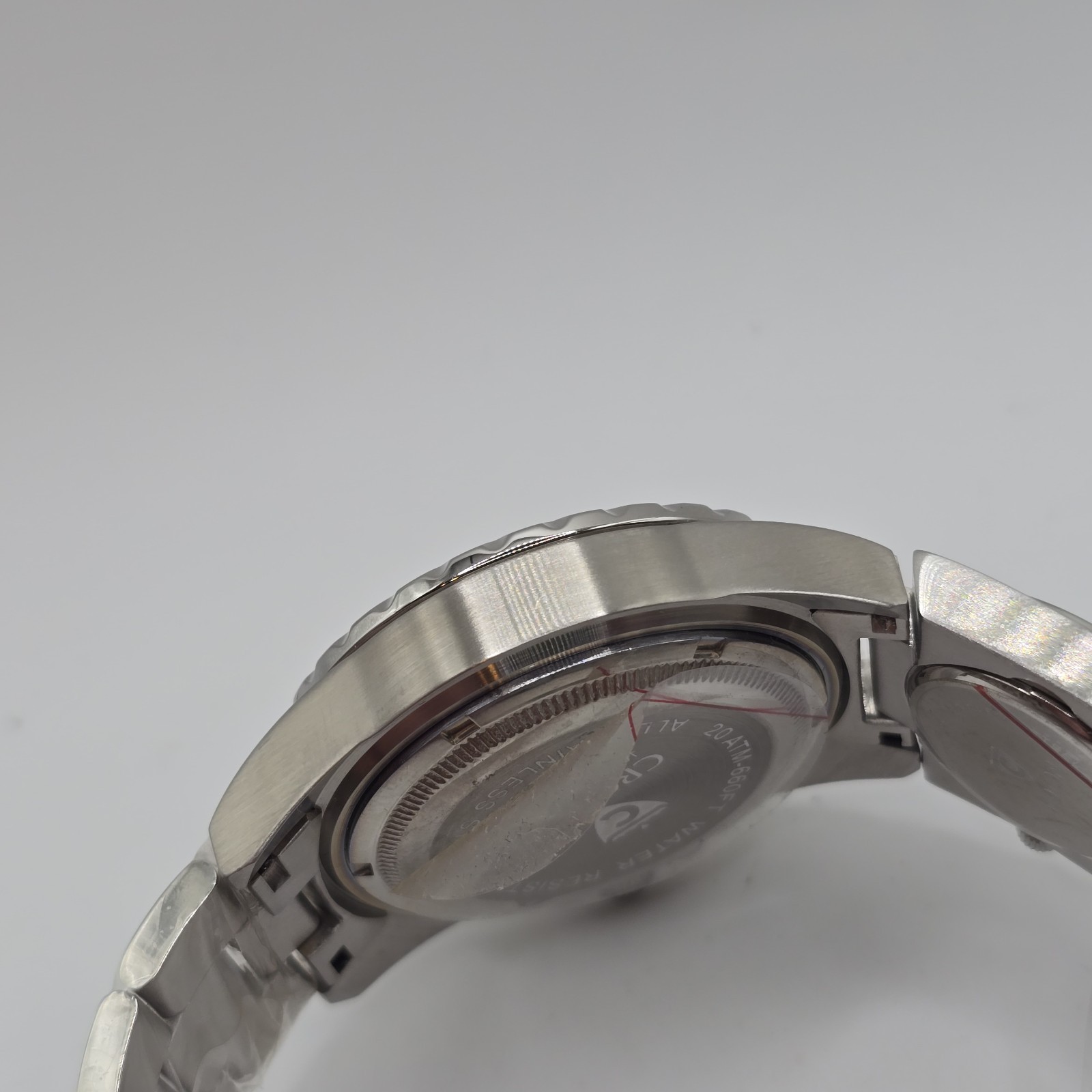 Croton Dual Time Automatic Quartz Watch 43mm Blue Dial