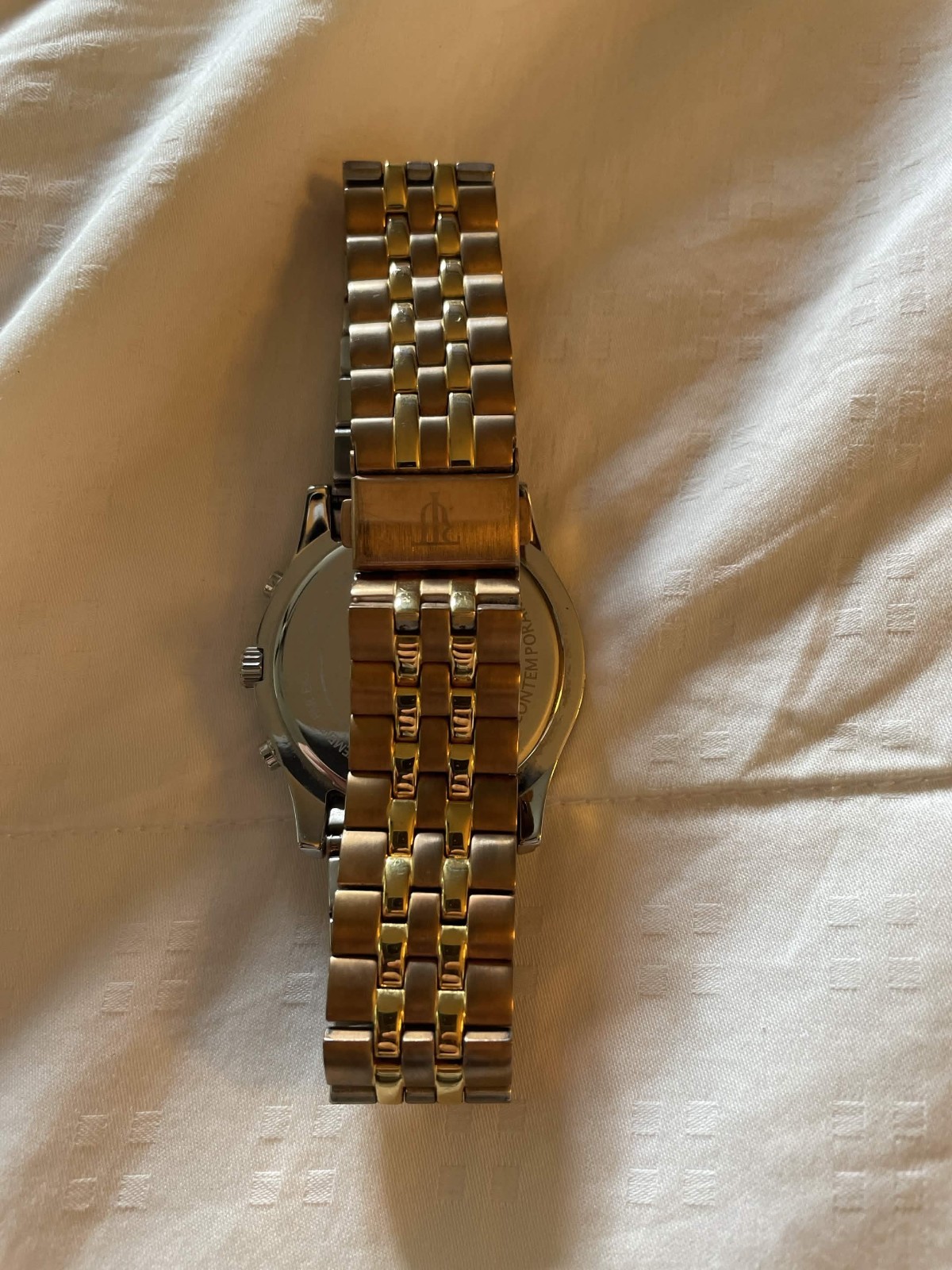 Timepieces by Randy Jackson Gold Stainless Steel white ceramic Watch