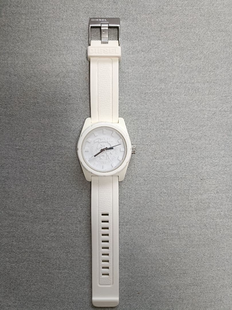 Diesel White Logo Watch Large Camo Style