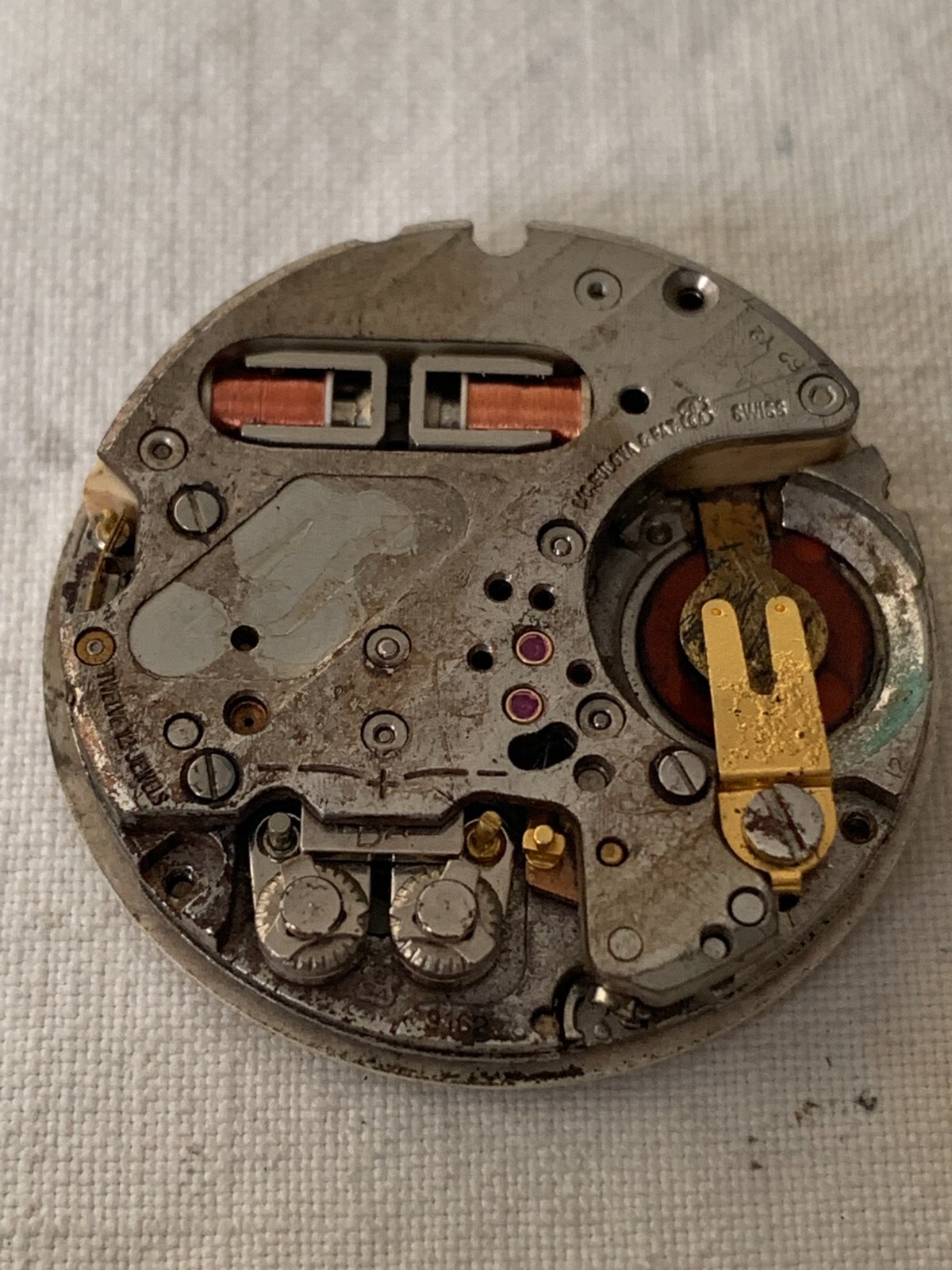 LONGINES Ultronic Movement Silver Dial Balls Cal 6132 Project Parts