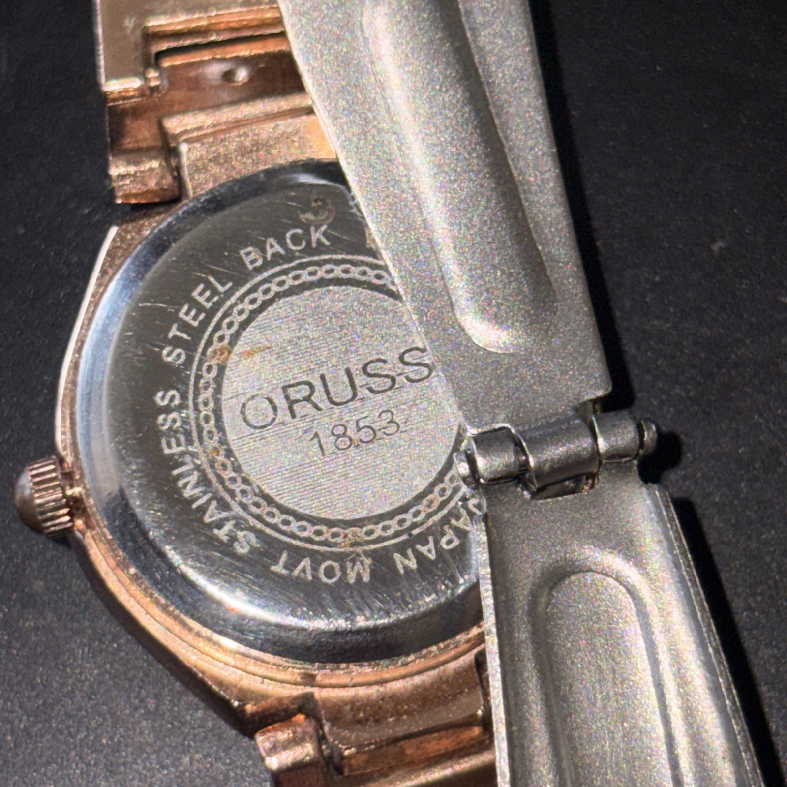 Oruss 1853 Copper Toned Ladies Watch For Parts Only. Not Working