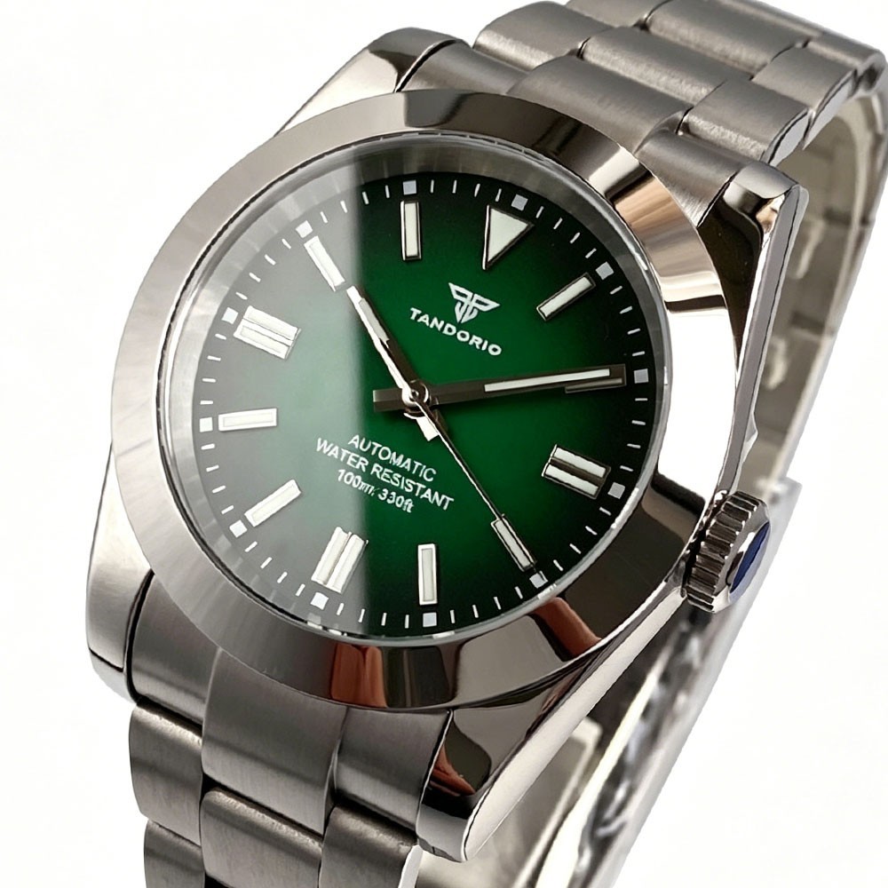 Tandorio New 39mm Sapphire Glass 20ATM Automatic NH35 PT5000 Men Watch Luminous