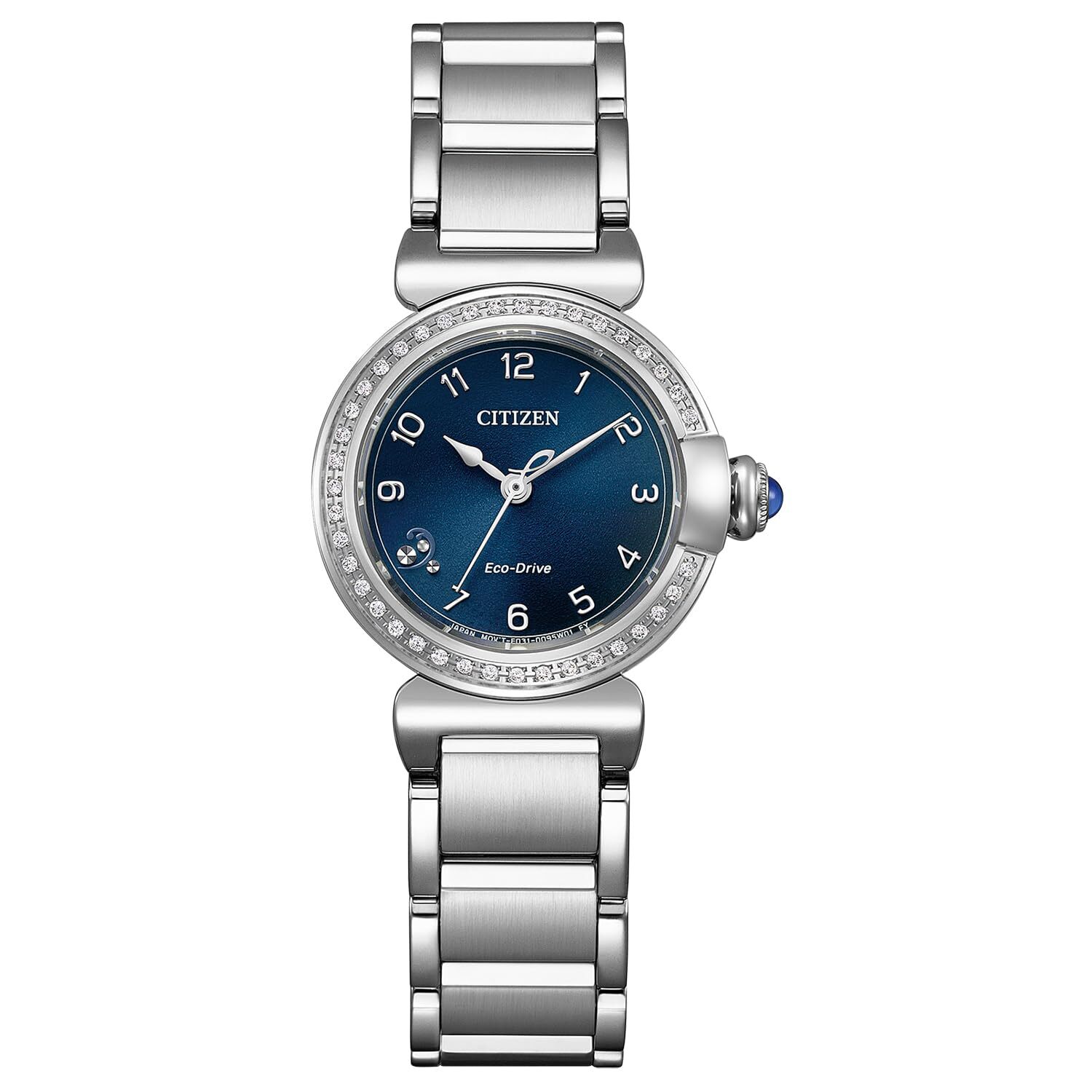 Citizen L EM1120-87L ROUND Collection Elegant Blue Dial Eco-Drive Watch Women