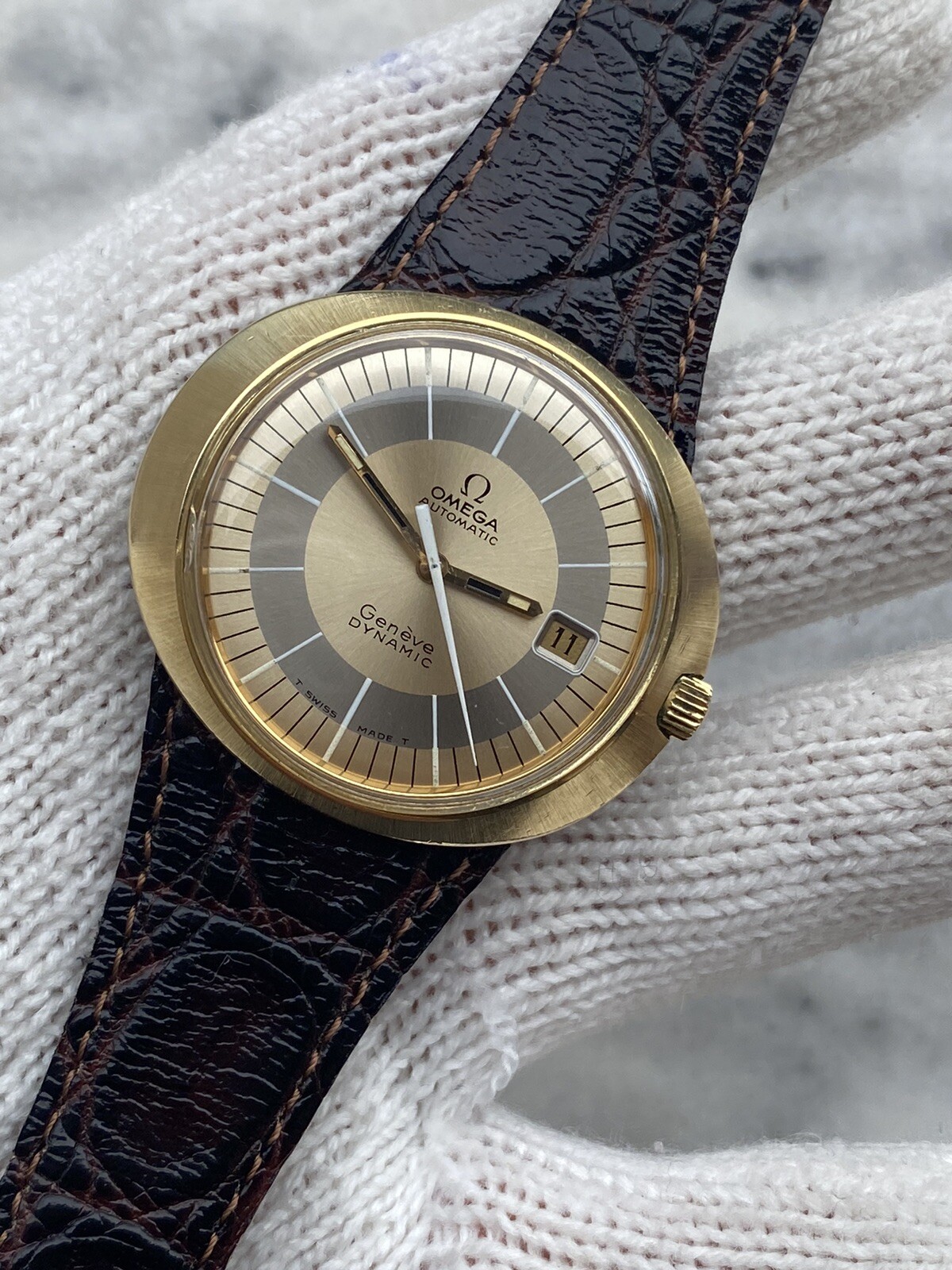 OMEGA GENEVE DYNAMIC WATCH AUTOMATIC CAL.565 DATE MENS 41.5mm SWISS MADE