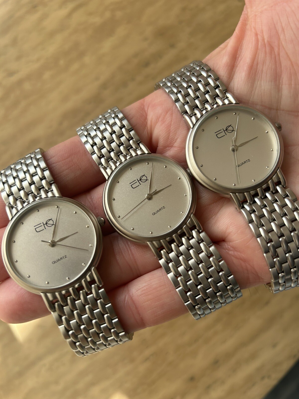 Buyer Gets all 3 New Unisex Japan quartz Watches with-they Keep Perfect Time-USA