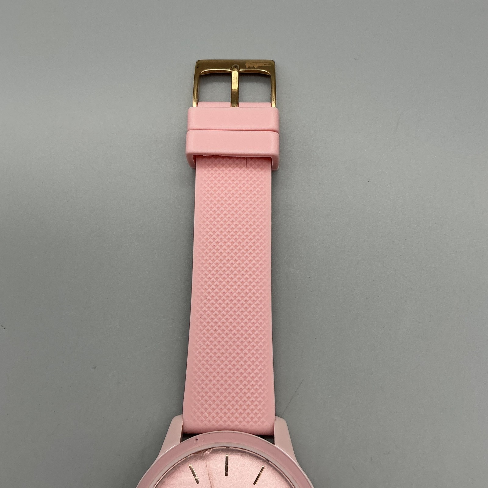Lacoste Monochrome Womens Watch 36mm Pink Silicone LC.112.3.29.2930 New Battery