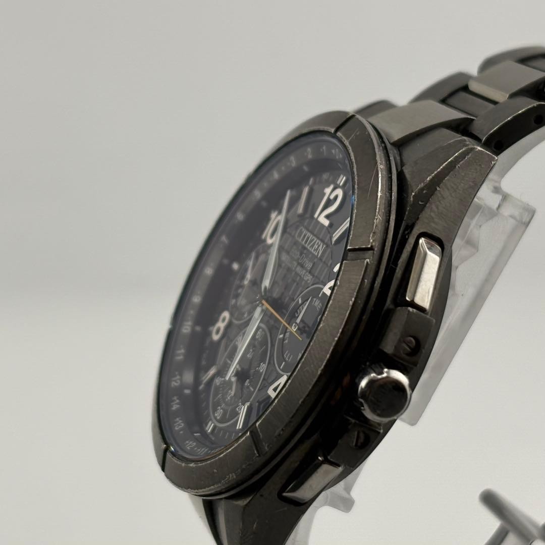 CITIZNE ATTESA CC9075-52E F900-T023525 Satellite Wave Solar Watch w/Box Used