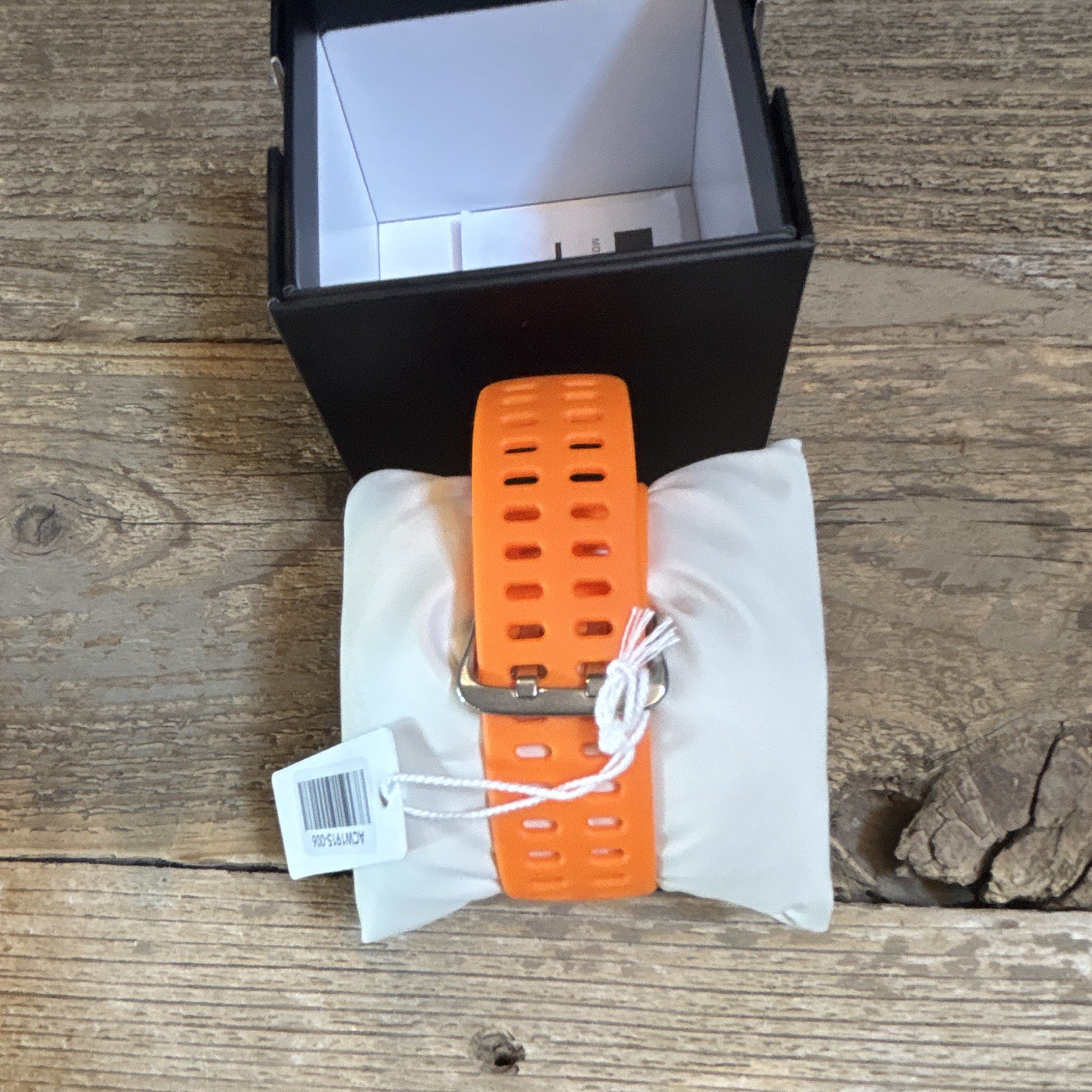 Activa Sport Digital Quartz 100m Orange Silicone Strap Black Case w/ Box