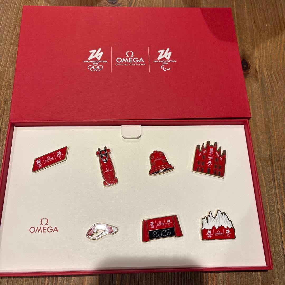 Non-Sale Item: OMEGA Olympic Pin Badge Set 2026