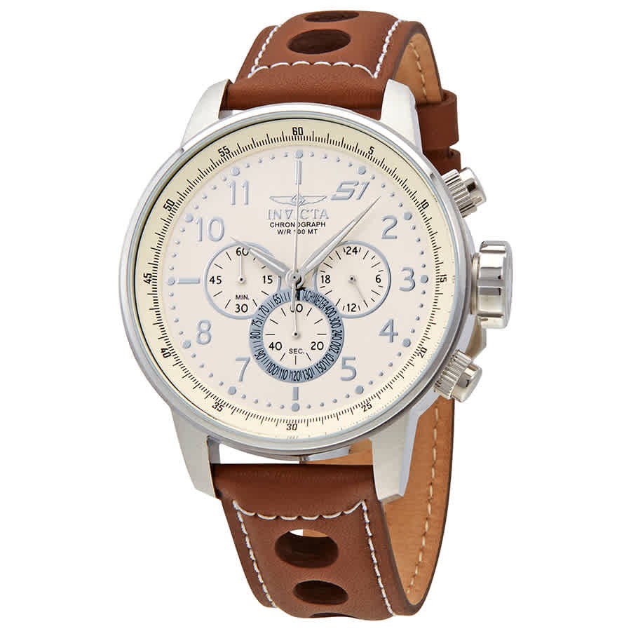 Invicta S1 Rally Chronograph Ivory Dial Men’s Watch 25724