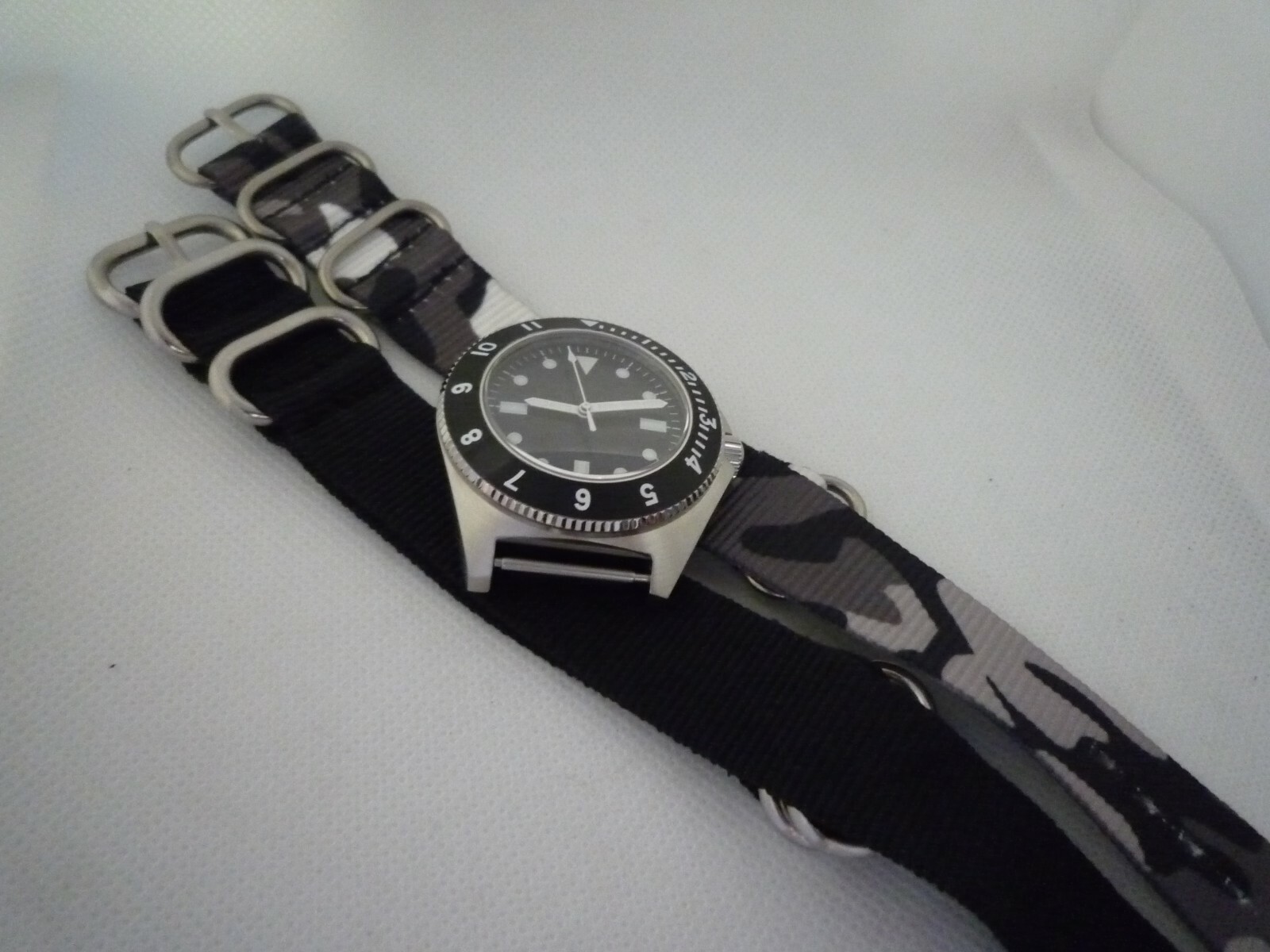 AUTOMATIC MIYOTA 8215 Time Arrow Military Ben Type 1 316 sapphire white hands