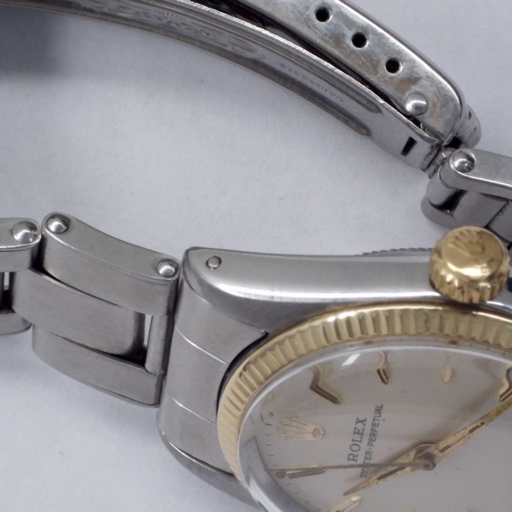 Vintage Rolex Midsize Oyster Perpetual 31 mm Two Tone Watch 6551 Circa 1964