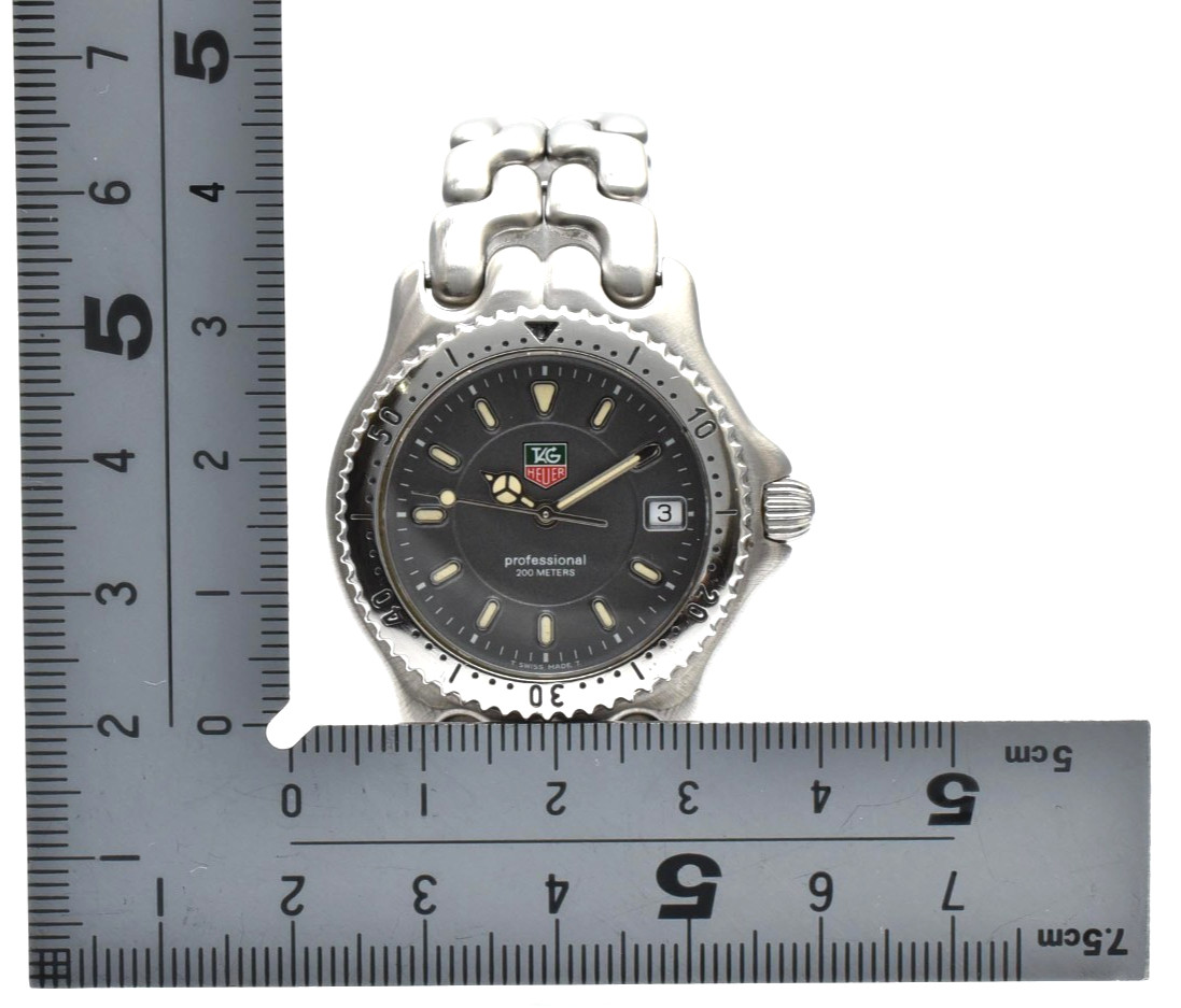 ▶️ [ Near MINT ] TAG Heuer SEL Pro WG1213-K0 Gray Dial Silver Men’s 33mm Watch