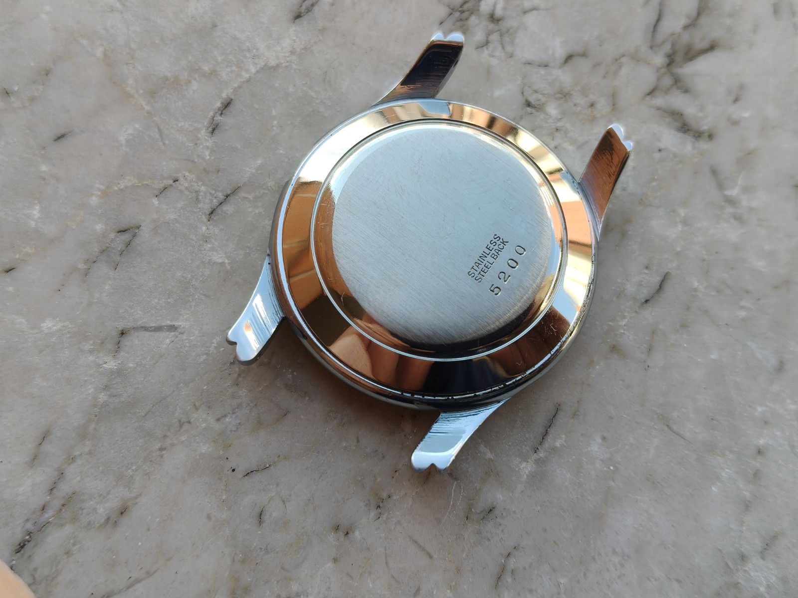 40/50s RARE CHRONOGRAPH WATCH CASE WATCH CASE 37.5mm FANCY LUGS!