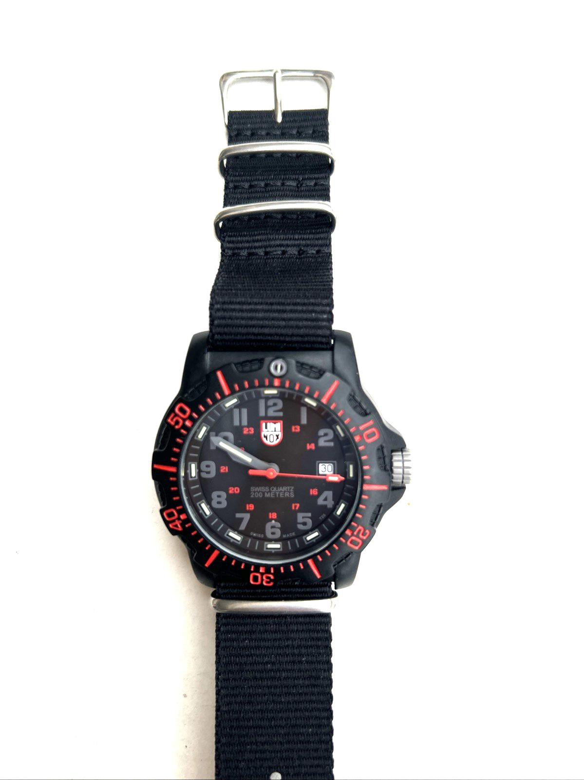 Luminox 8800 Series Black Ops Swiss Quartz 200M Men’s Watch Mineral Crystal NATO