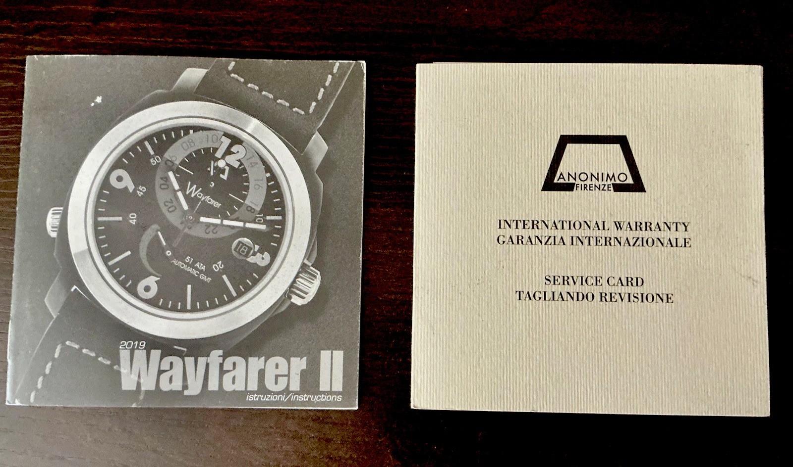 Authentic ANONIMO GMT Limited Edition #023/299 Full Set Excellent Condition Rare
