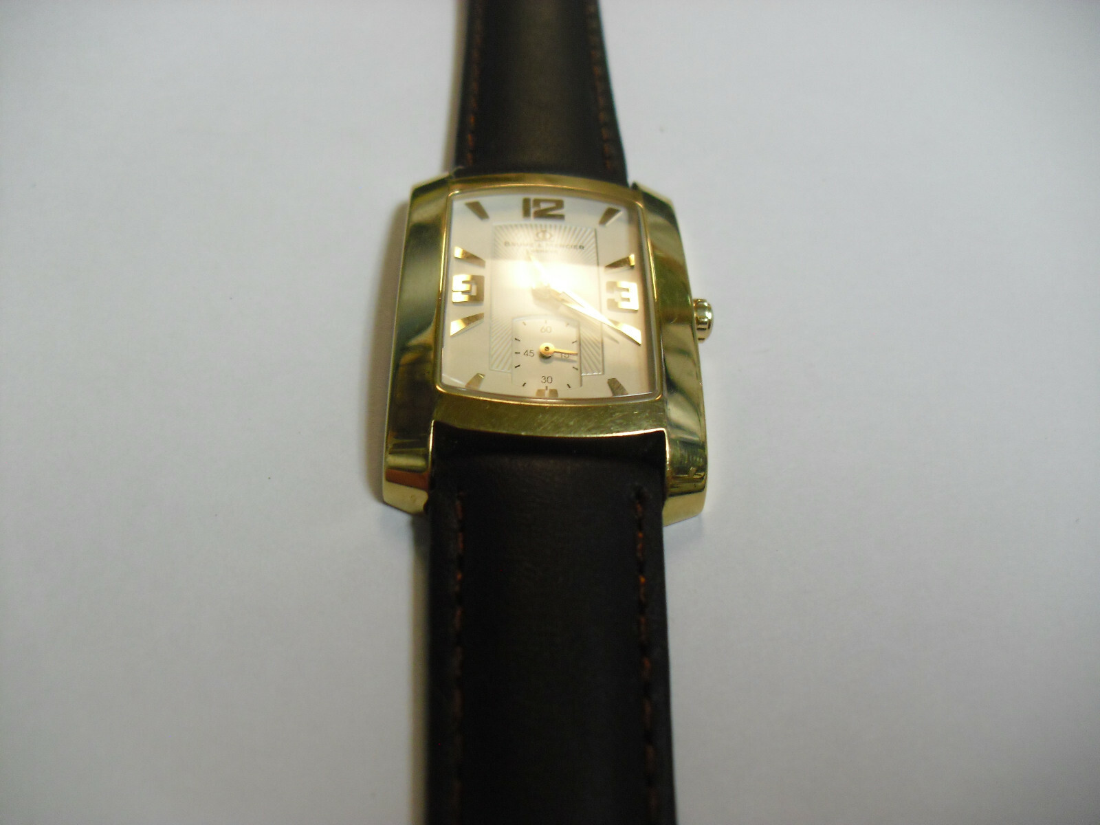 MEN’S 18K .750 YELLOW GOLD BAUME & MERCIER WATCH MV045224 SWISS