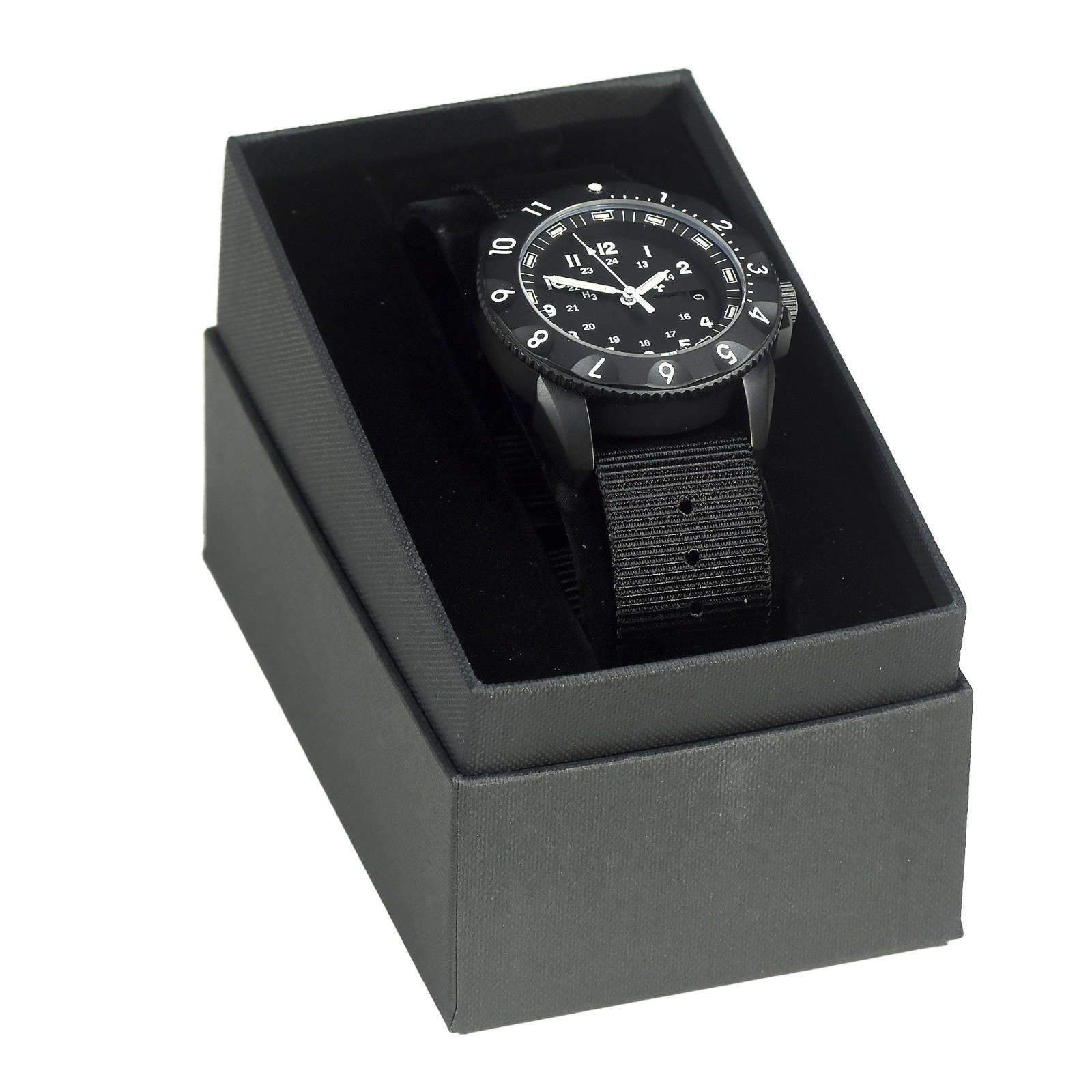 MWC P656 PVD Automatic Tactical Pilot Watch with GTLS Tritium & Sapphire Crystal