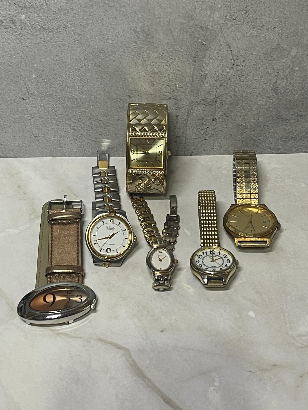 Random Watch Lot of (6) – Carriage, Timex, Studio, Pulsar, Donna Vivian, etc