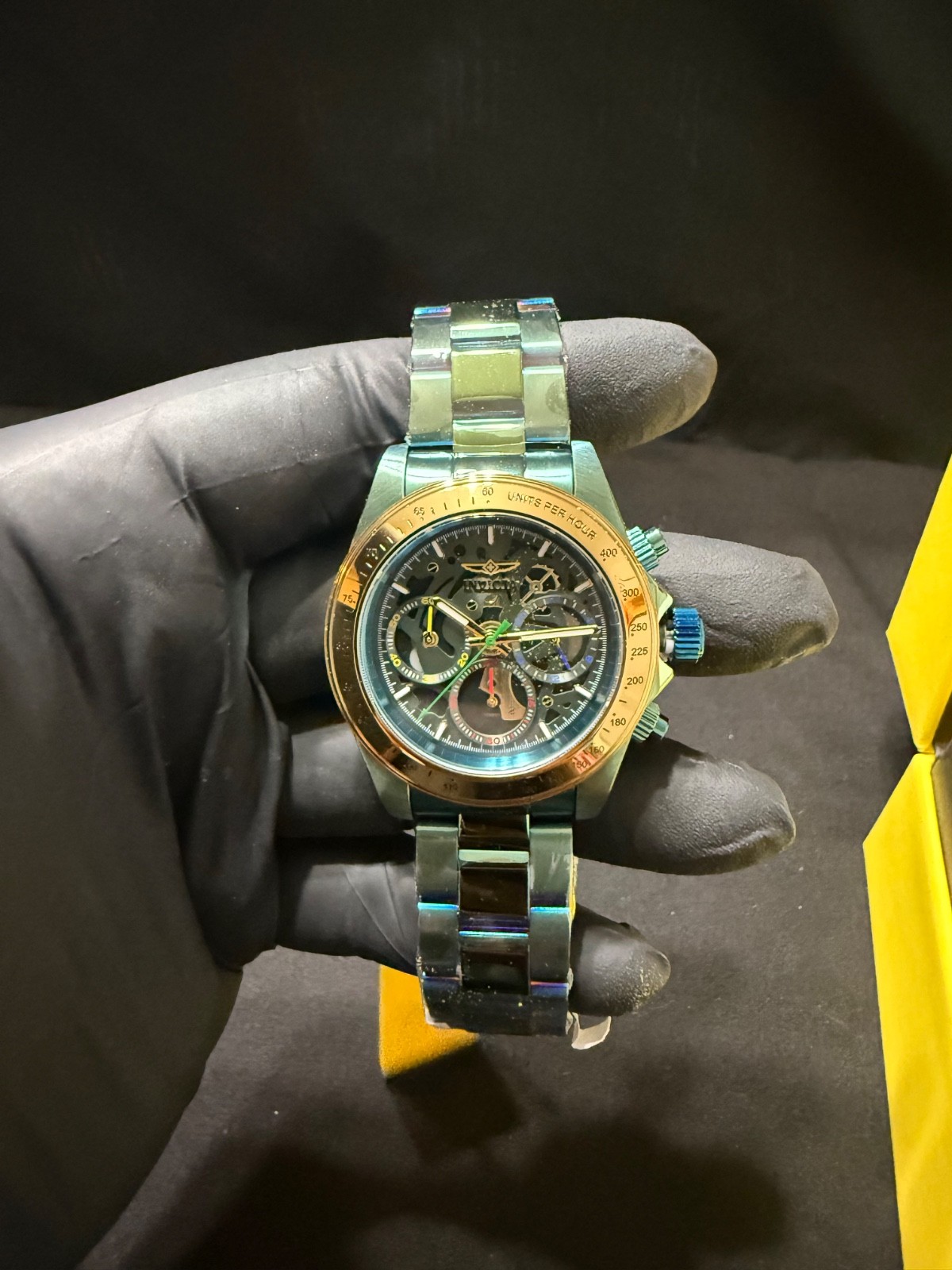 Invicta Speedway Stratacore Men’s Watch – 40mm, Green (51034) NIB