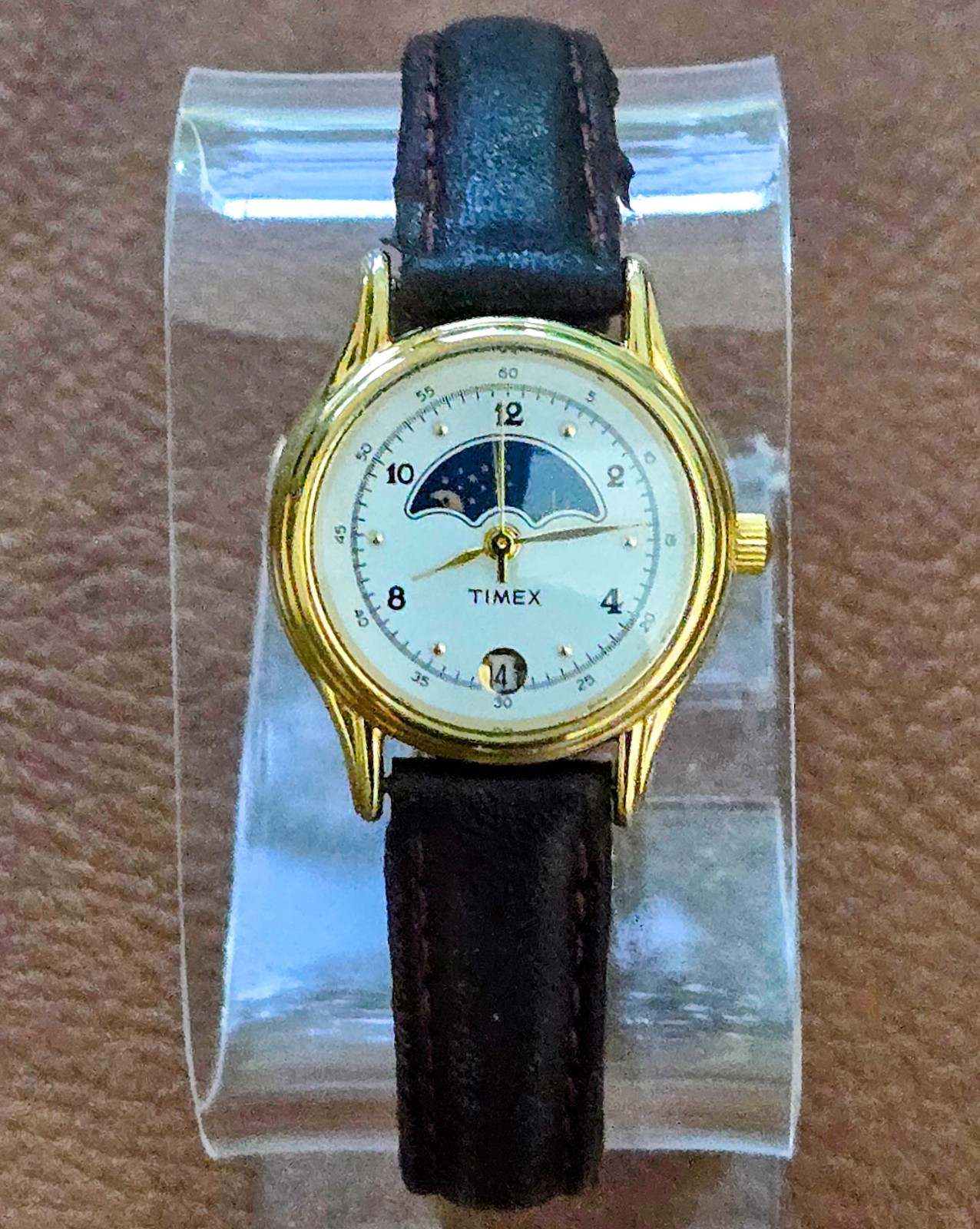 Timex Moon Phase Vintage Ladies Watch