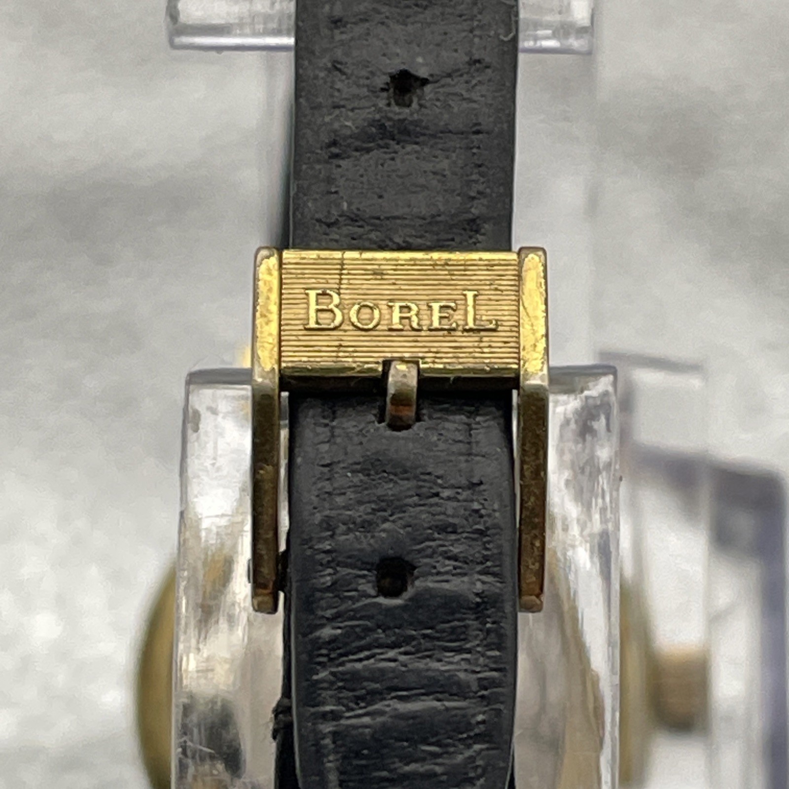 Ernest Borel Vintage kaleidoscope Cocktail Watch Original Leather Strap Works