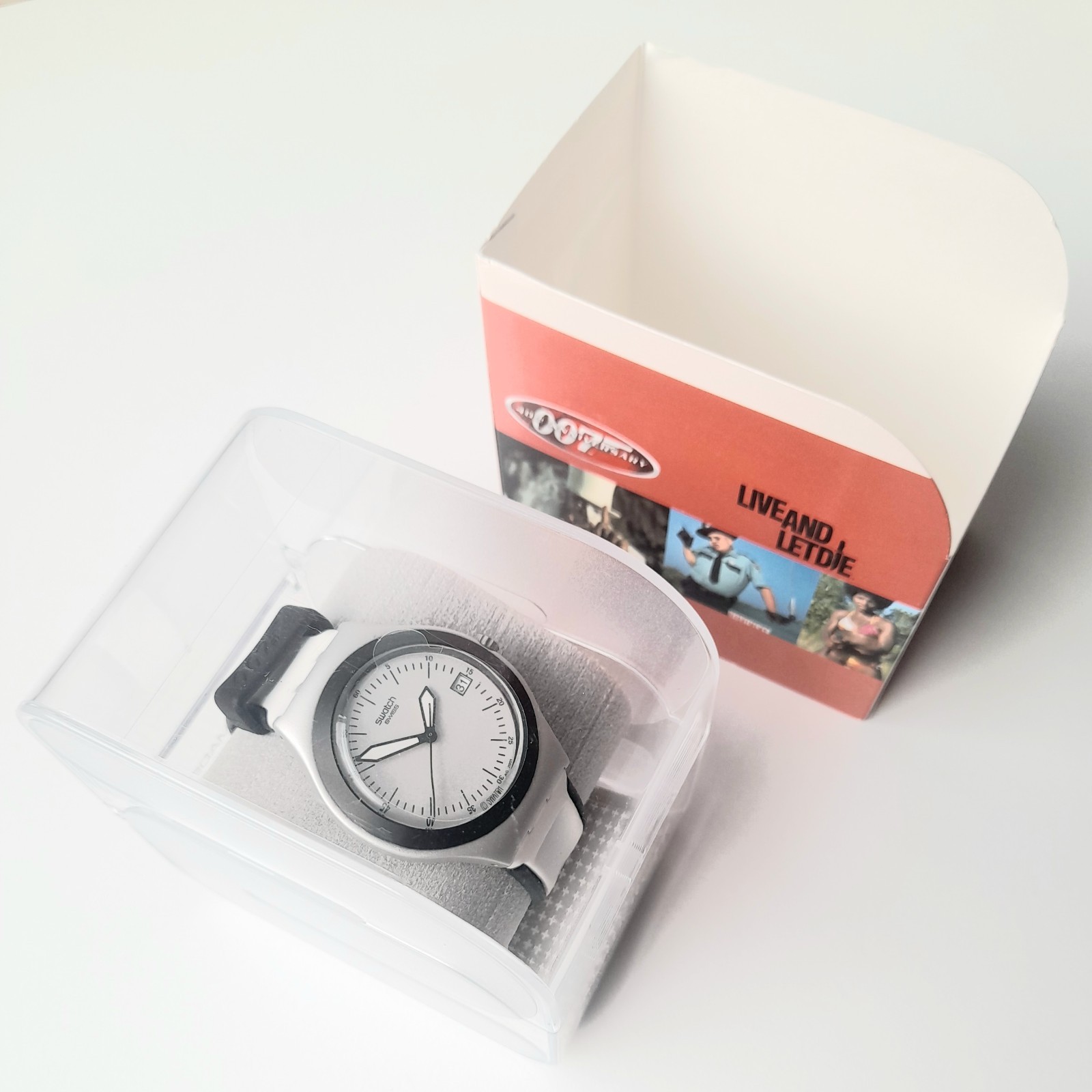 Swatch: James Bond 007 “Live And Let Die” (YGS4012) Irony *New / Top Rarity!*