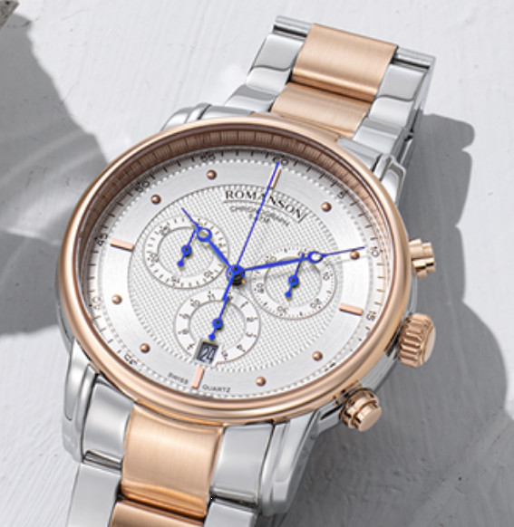 Romanson Chairos Chrono Rose Combination Metal RWTMHM3BS011CRCRCR0 watch