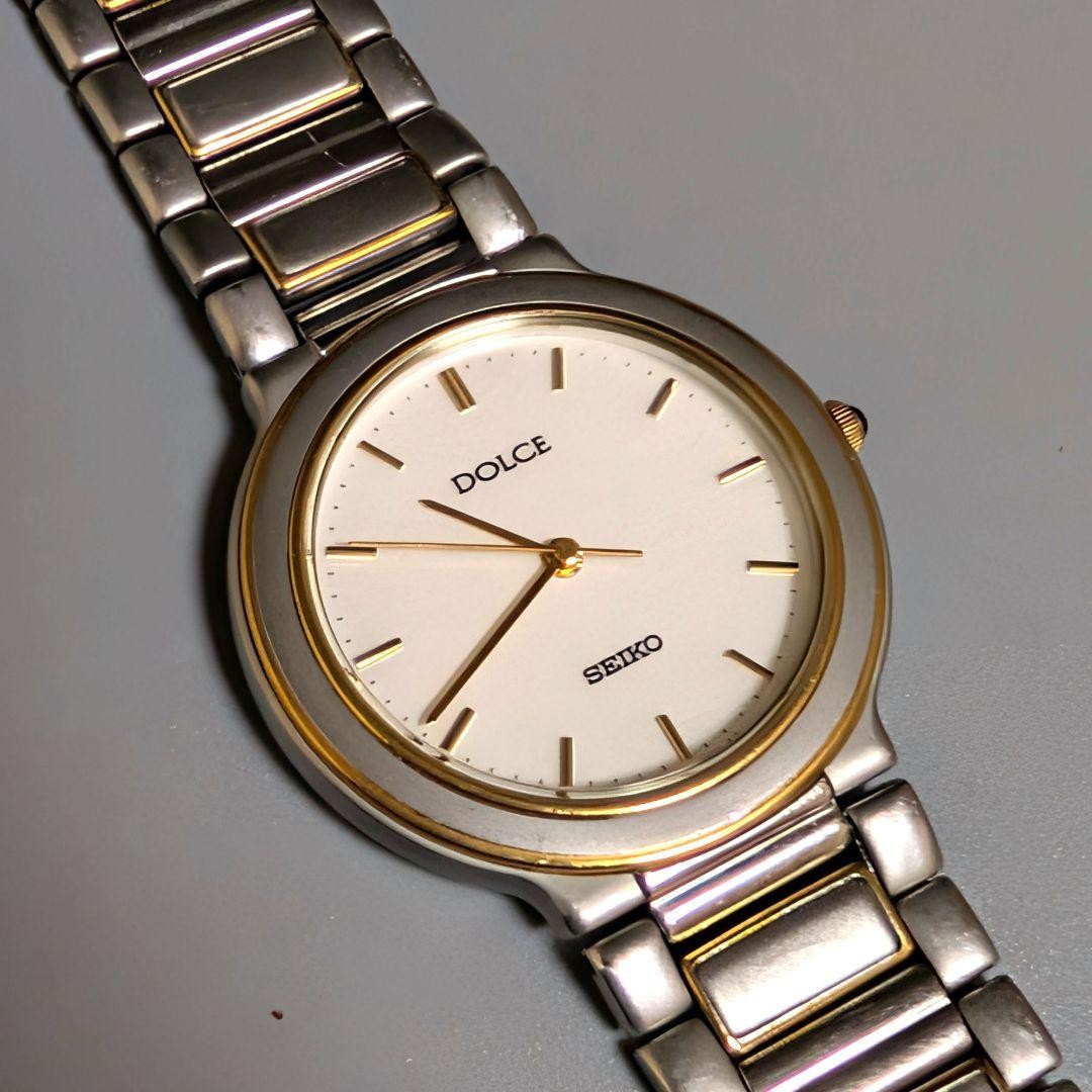 [Working/Excellent Condition] SEIKO DOLCE Men’s Quartz Watch Vintage