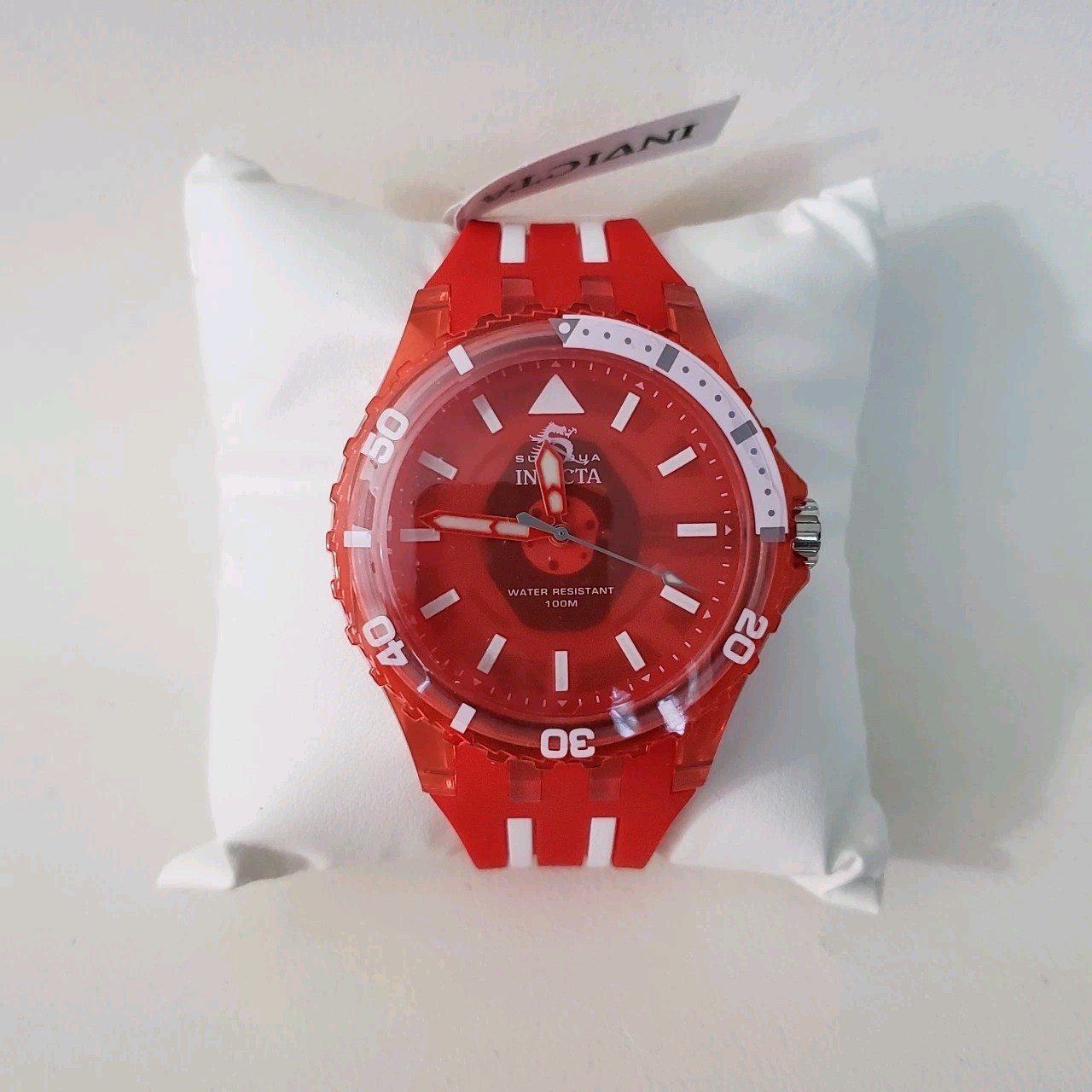 Invicta Subaqua Men’s Watch – 44mm, Red (69450)