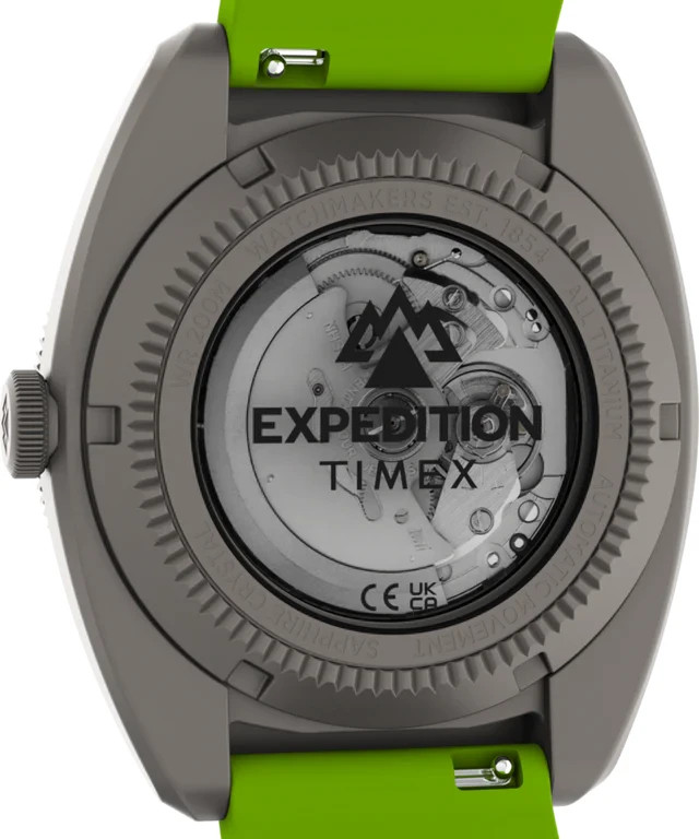 Timex Expedition Pioneer Titanium Automatic 41mm HNBR Synthetic Rubber TW2Y63700