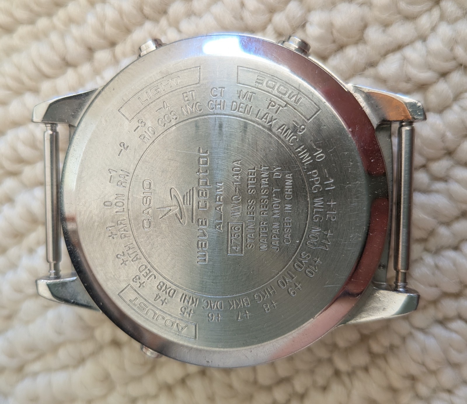 Vintage CASIO WAVE CEPTOR waveceptor Men’s Watch WVQ-140A wvq140a