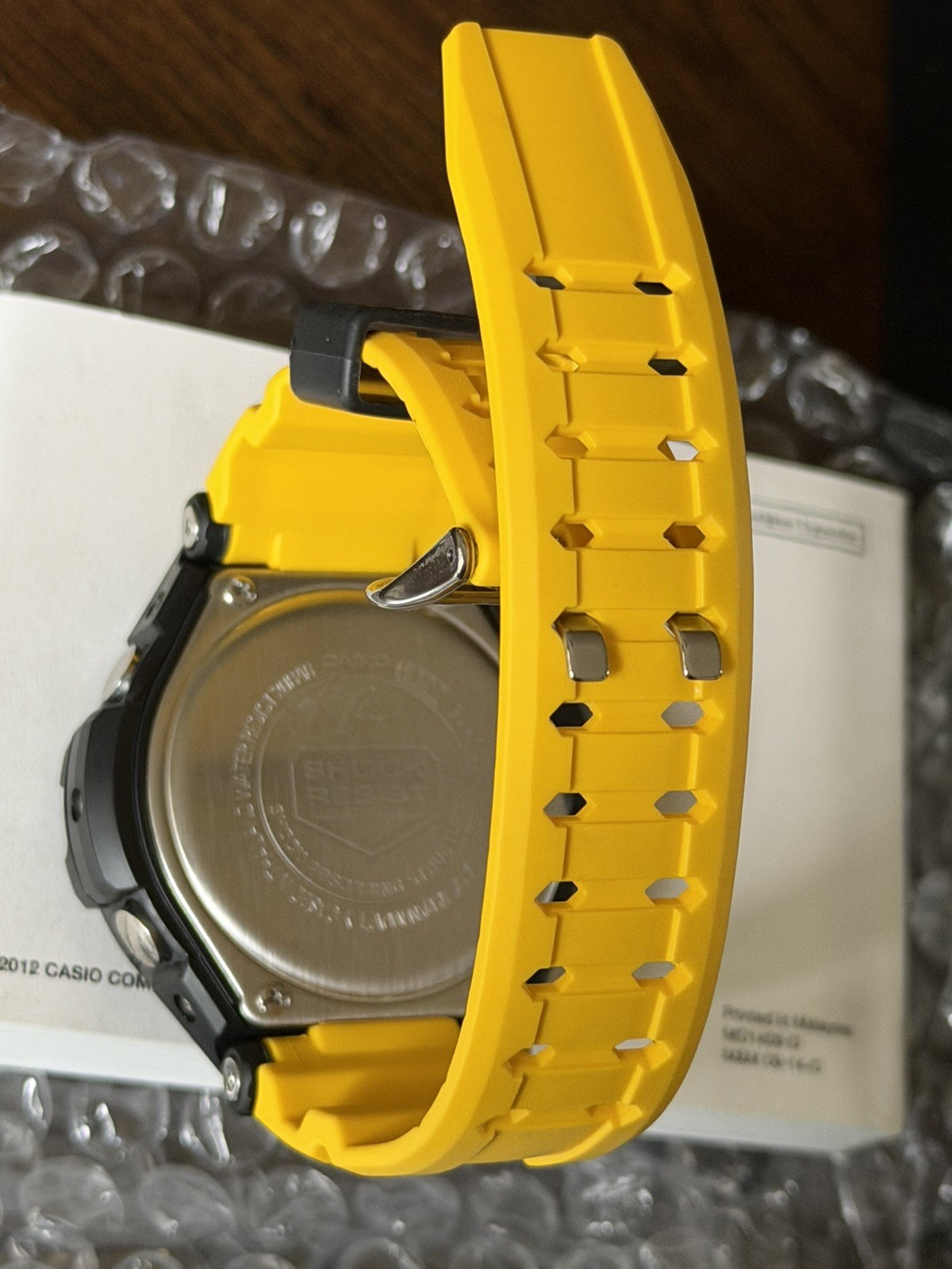 CASIO G-SHOCK 5302 GravityMaster GA-1000-9B Sky Cockpit Twin Sensor Yellow