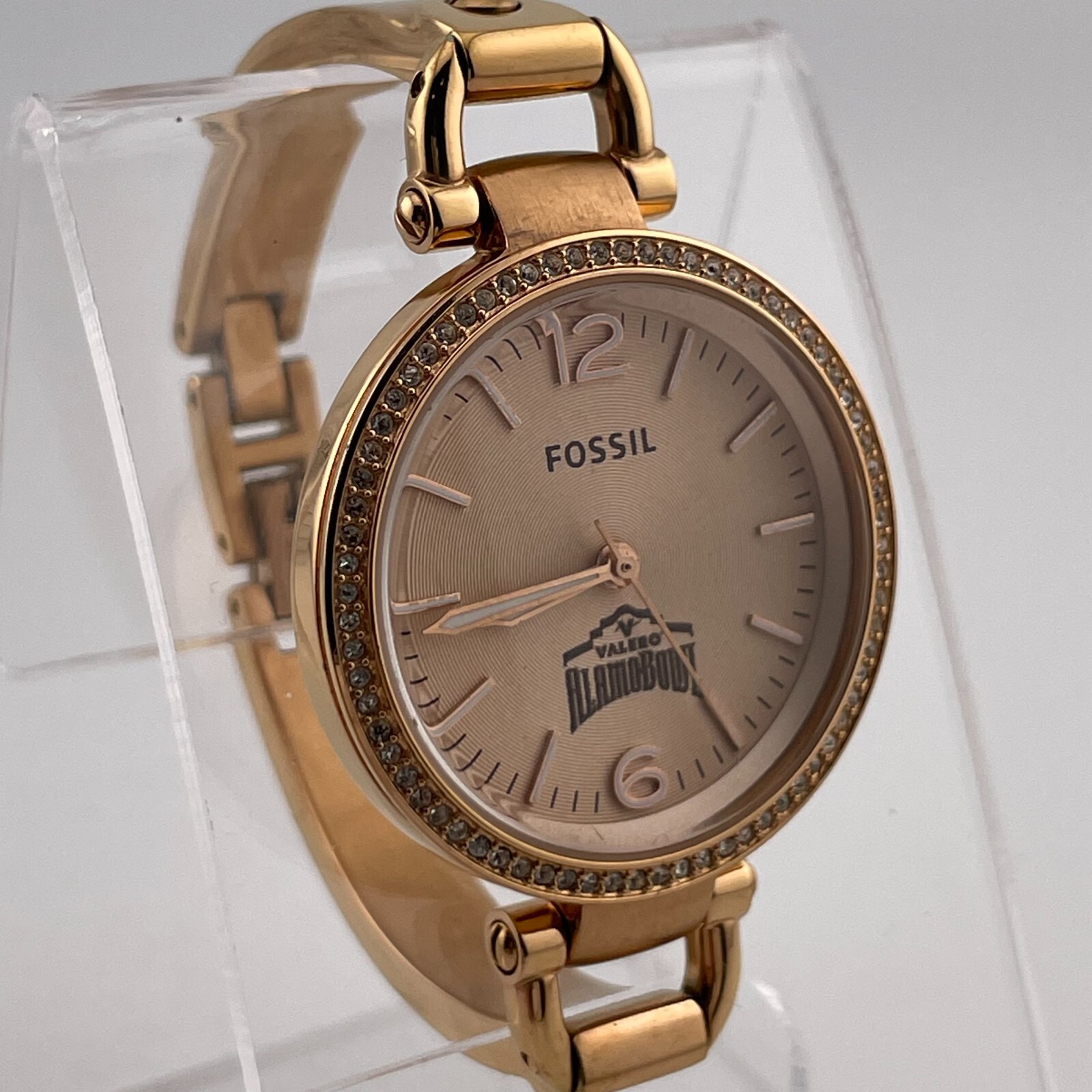 Fossil Georgia Watch ES3226 Womens Petite Wrist Valero Alamo Bowl Quartz Analog