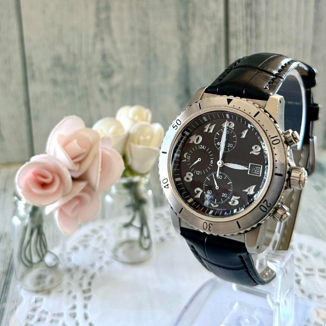 BURBERRY Automatic watch black Rare Used From Japan Check description