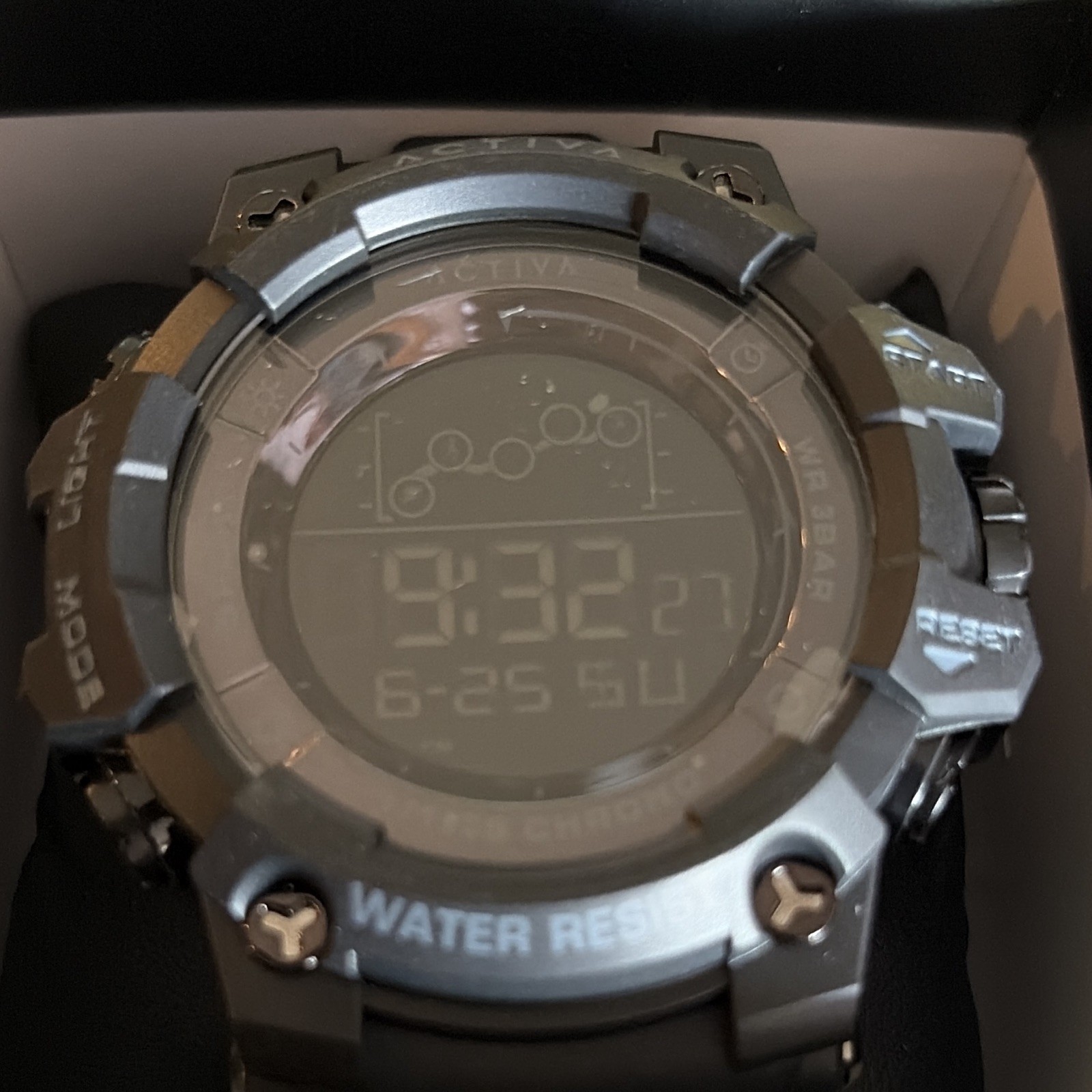 Invicta Activa Summit X, 50mm,Digital, Black Resin/Rubber, Brand New w-Box