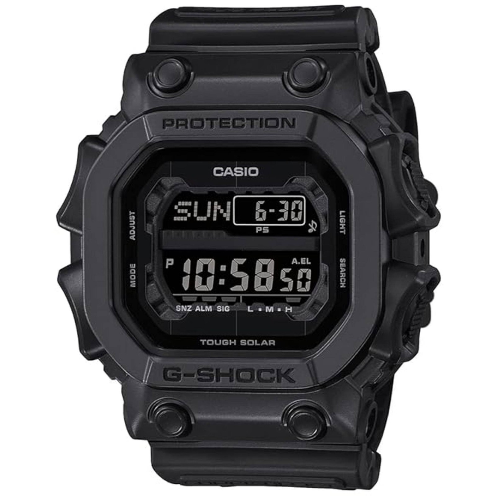 Casio Men’s Watch G-Shock World Timer Digital Dial Black Resin Strap GX56UBB-1