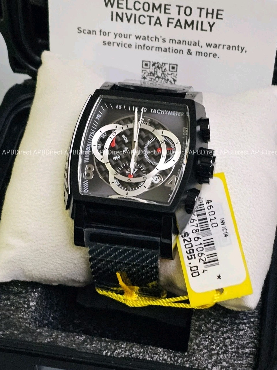 Invicta – S1 Rally – Carbon Fiber BLACK Milanese Swiss Z60 FE Chrono Mens Watch